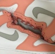 (W) Nike Dunk High Salmon 착용 스타일