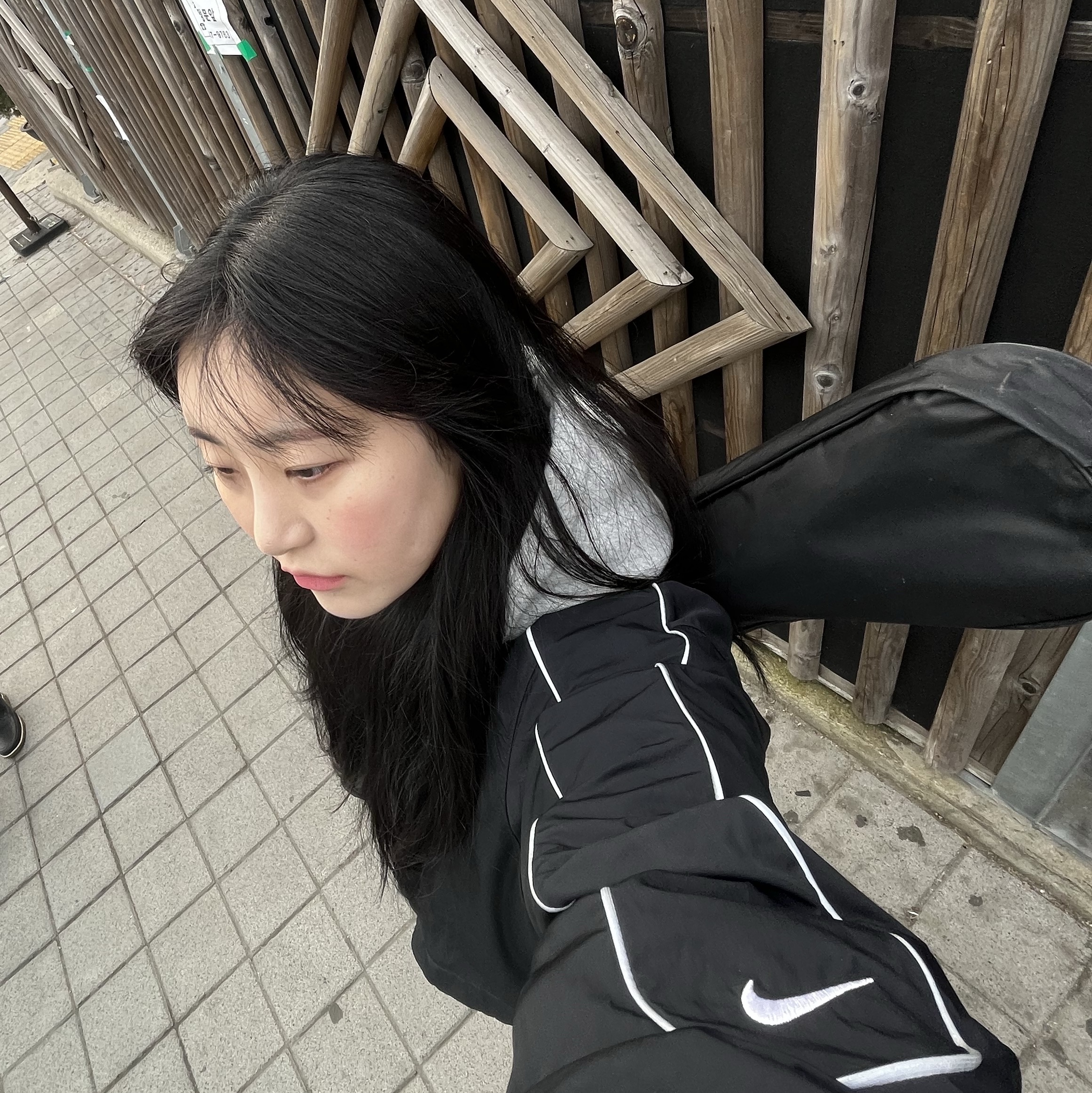 Nike NSW Solo Swoosh Woven Track Jacket Black - Asia 착용 스타일 - 1