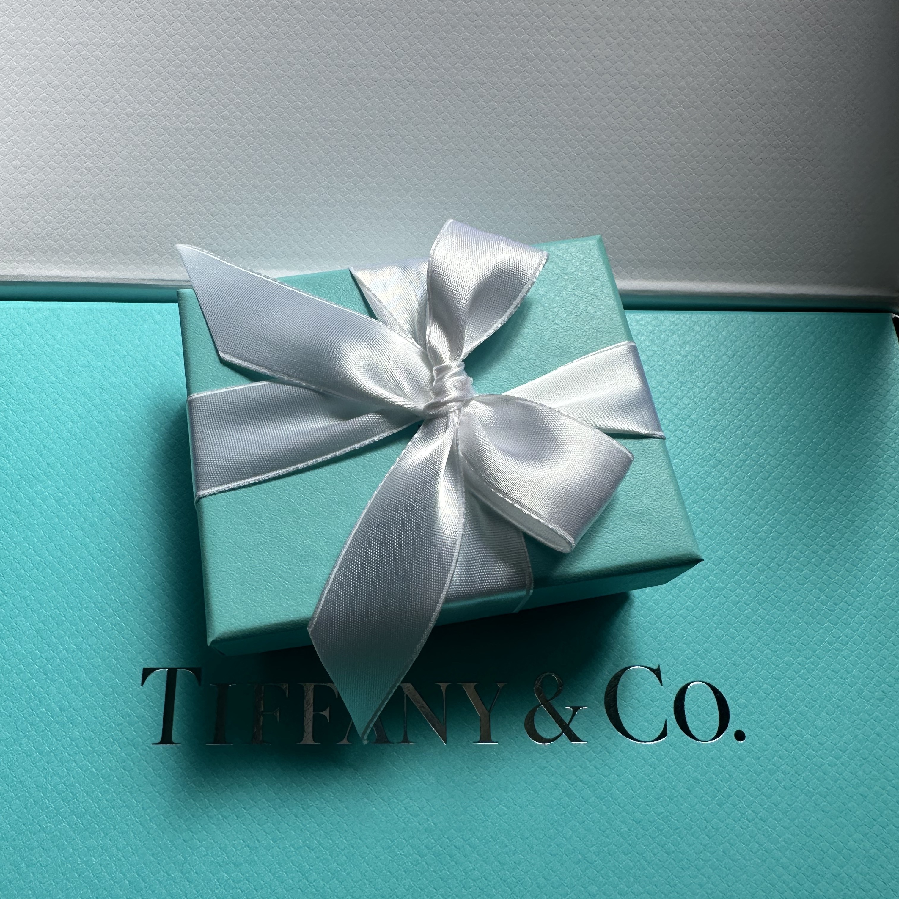 Tiffany & Co. Return To Tiffany Blue Double Heart Tag Pendant Mini Silver 착용 스타일 - 3