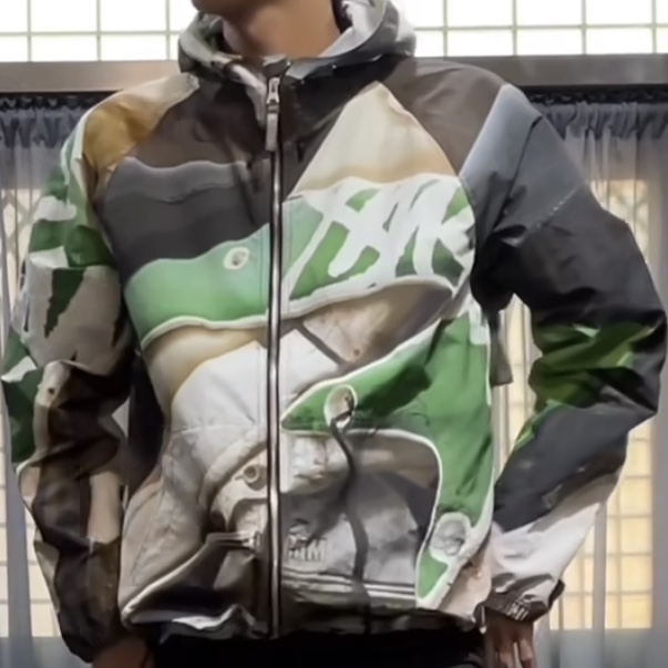 Stussy Beach Shell Baja Print Multi 착용 스타일