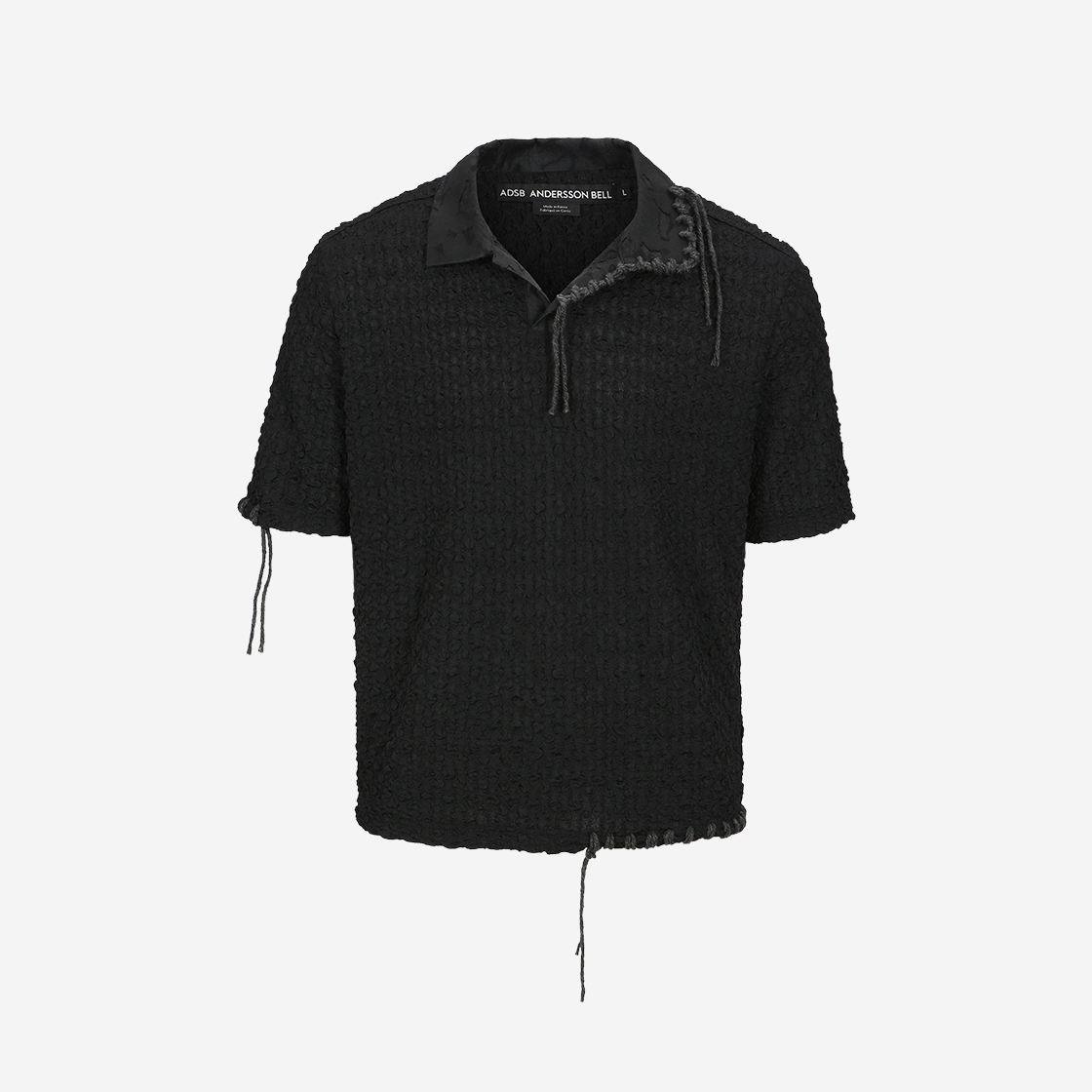 ADSB 앤더슨벨 사파 버블 니트 블랙