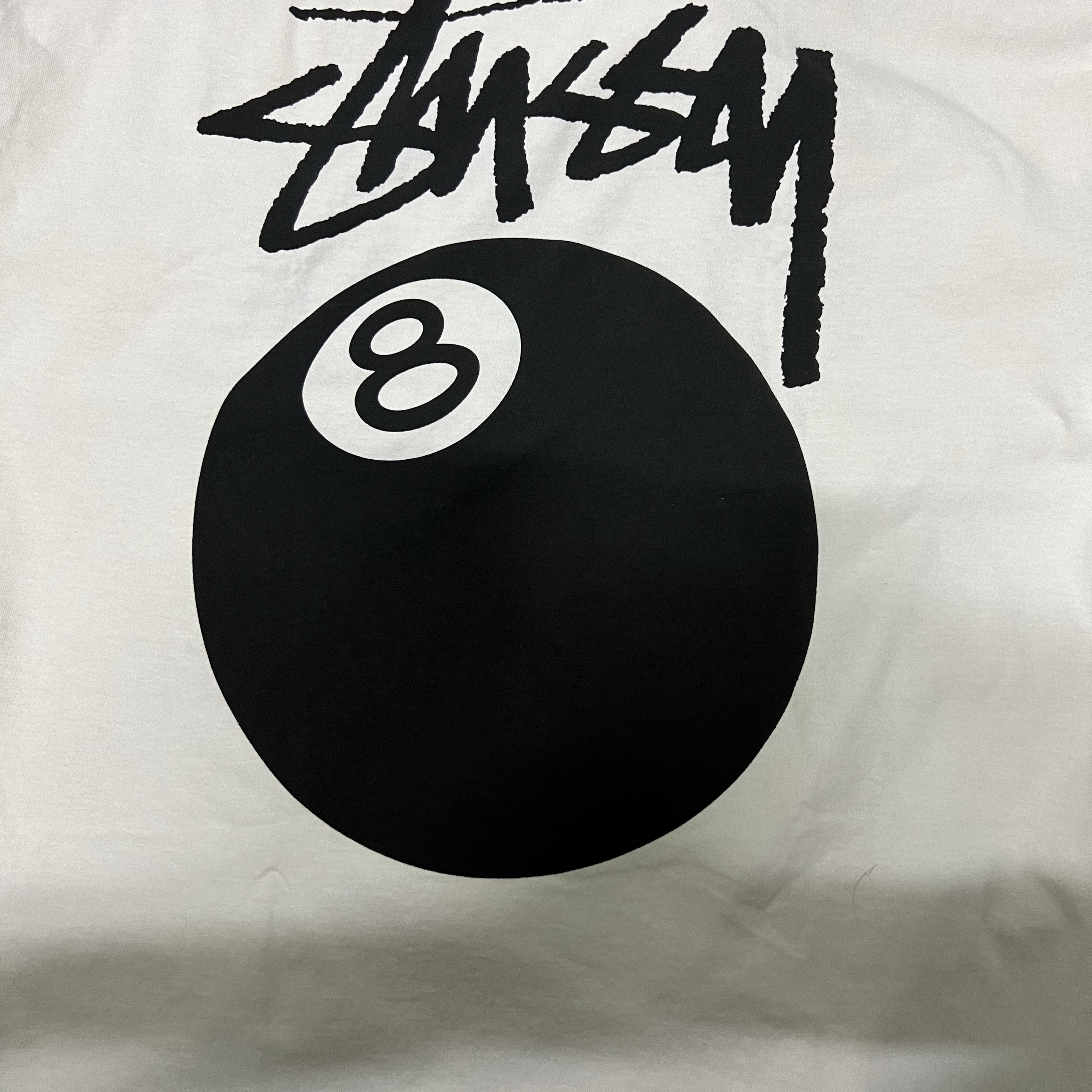 Stussy 8 Ball Pigment Dyed T-Shirt Natural 착용 스타일