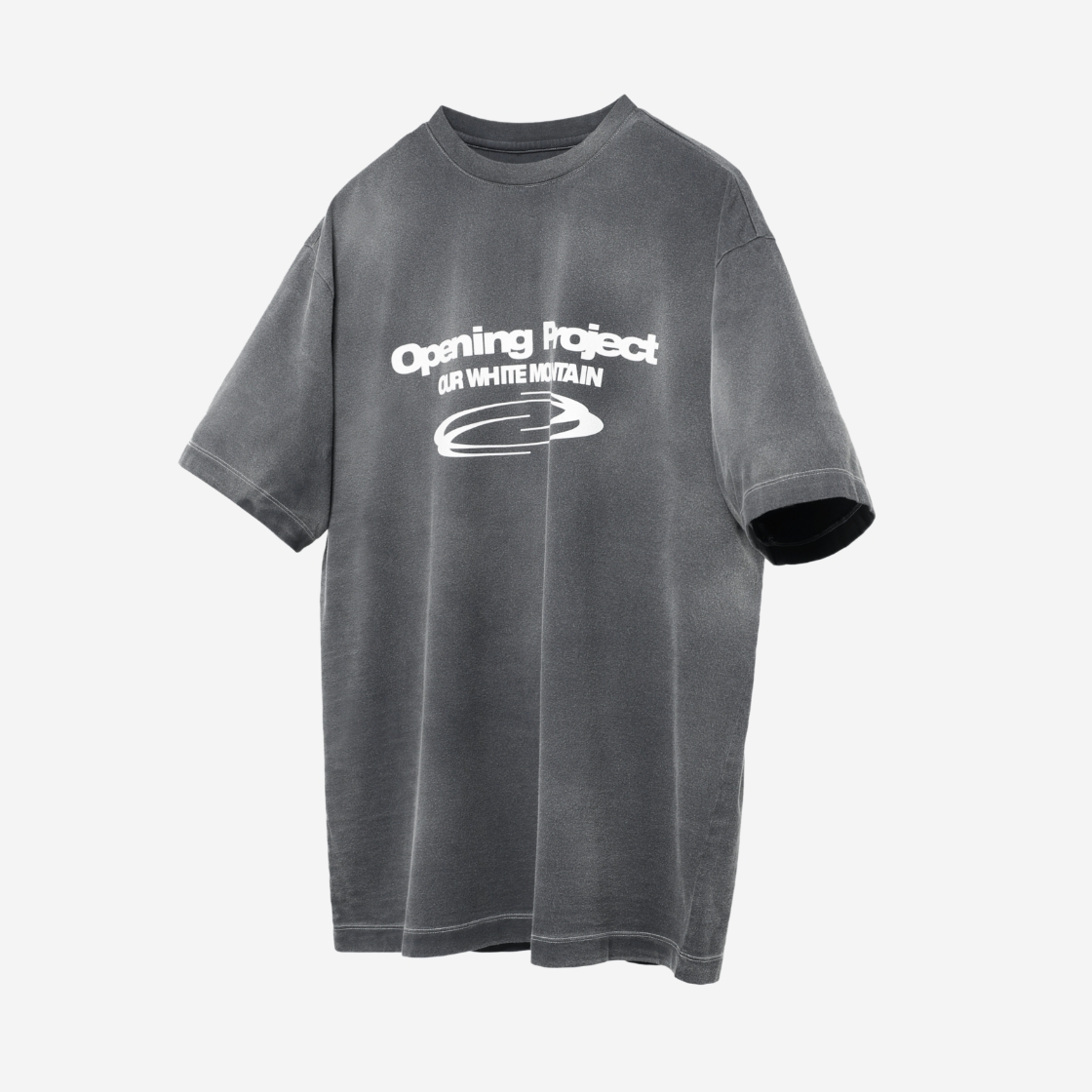 【OPENING PROJECT】 Identity T Shirt - Charcoal MUSINSA | OPENING PROJECT Identity T Shirt - Charcoal