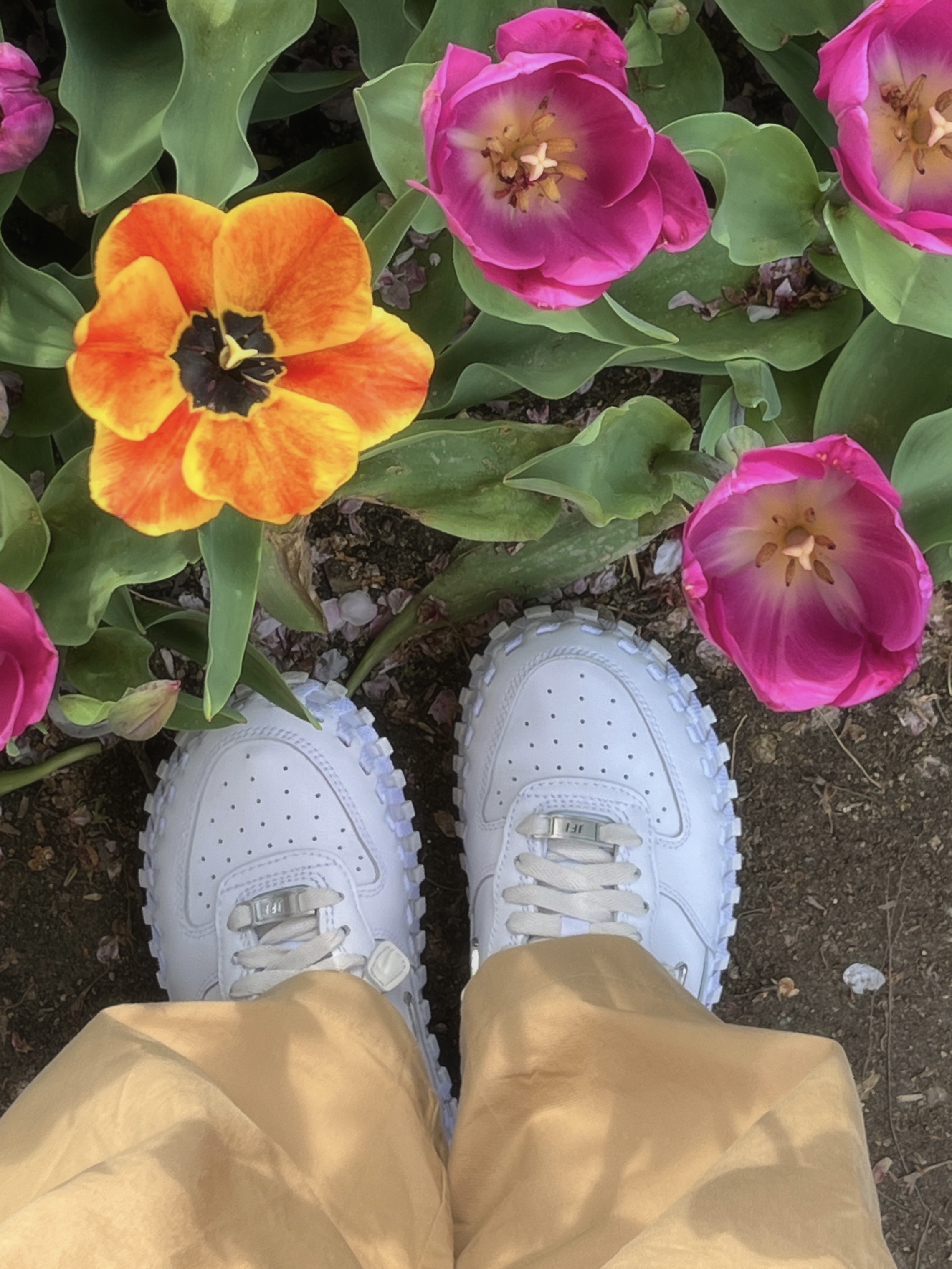 Nike x Jacquemus J Force 1 Low LX SP White 착용 스타일