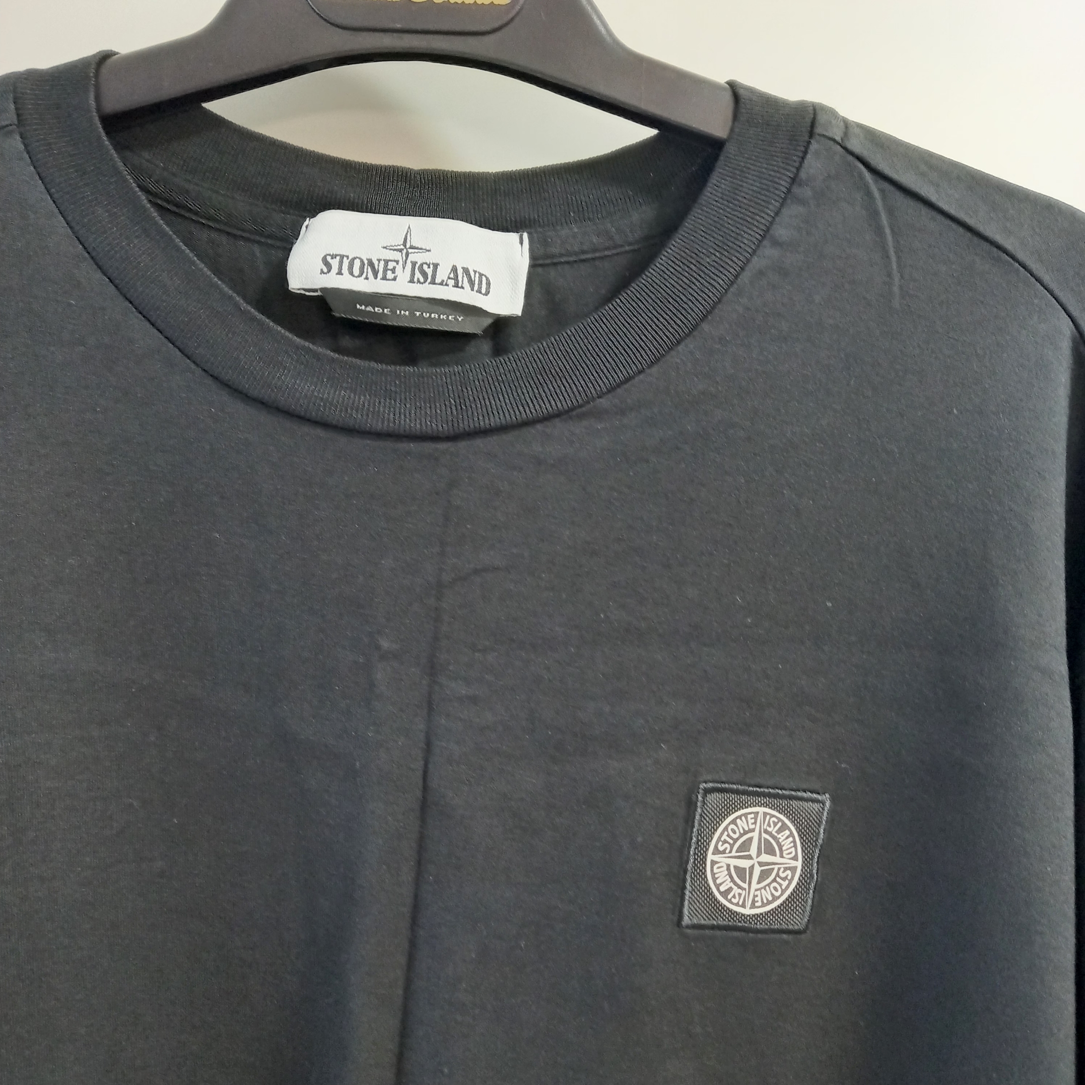 Stone Island 22713 Long Sleeve T-Shirt Black - 23SS 착용 스타일 - 2