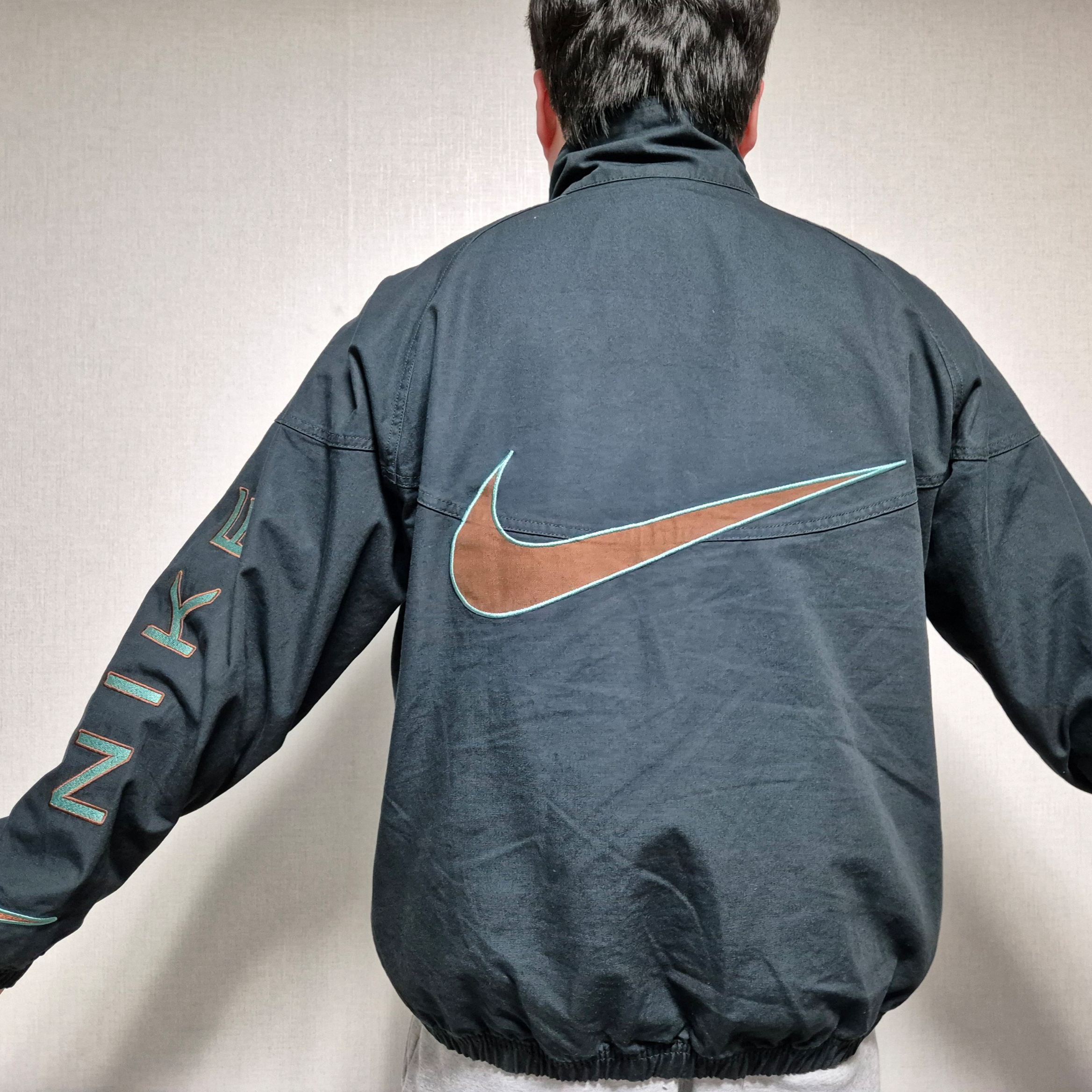 Nike Windrunner Canvas Jacket Black - Asia 착용 스타일