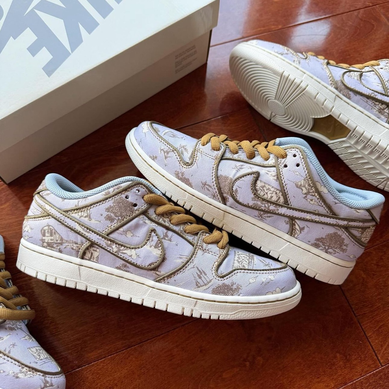 Nike SB Dunk Low Pro Premium Toile 착용 스타일 - 2