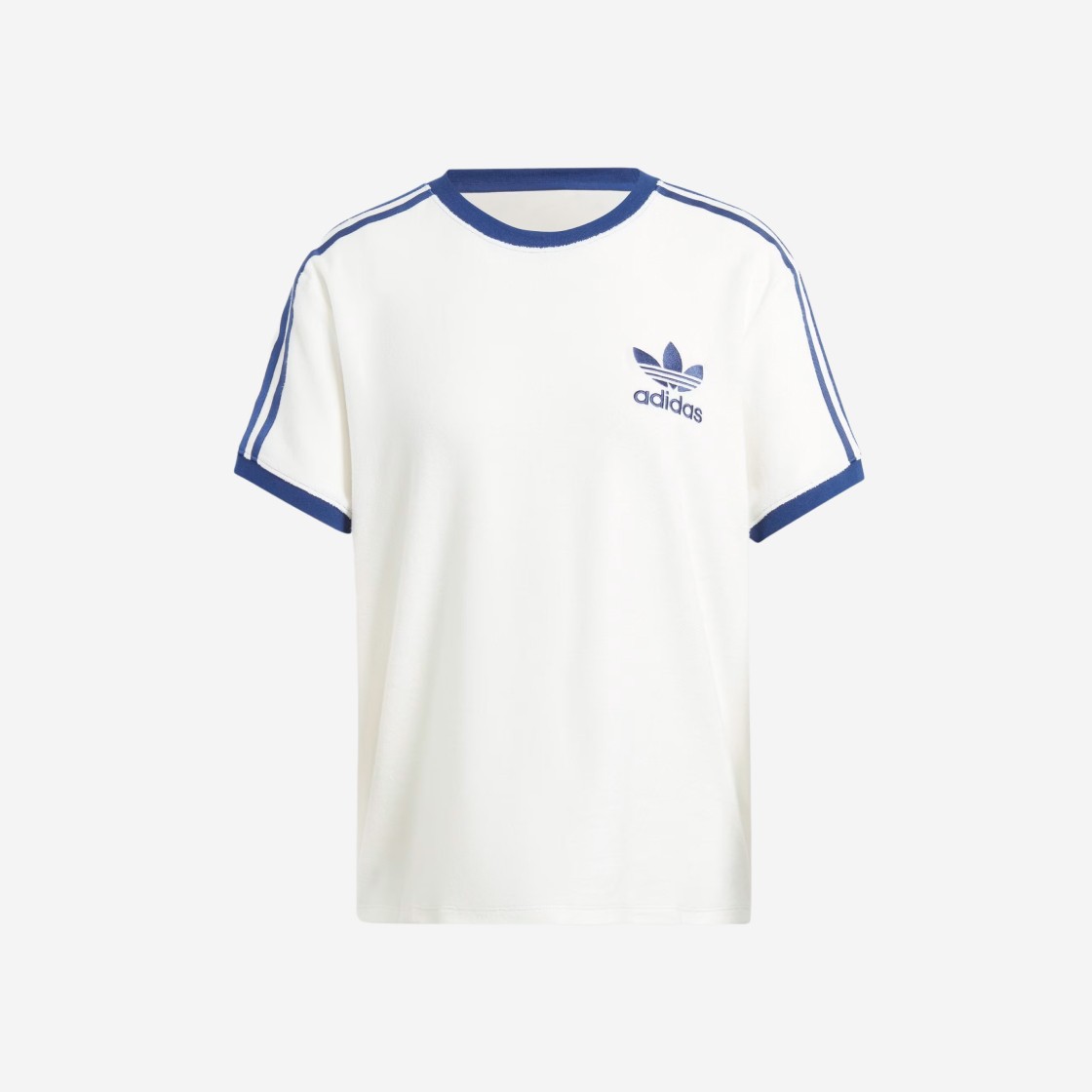 (W) Adidas Terry 3S T-Shirt Off White - US Sizing 상세 이미지 1