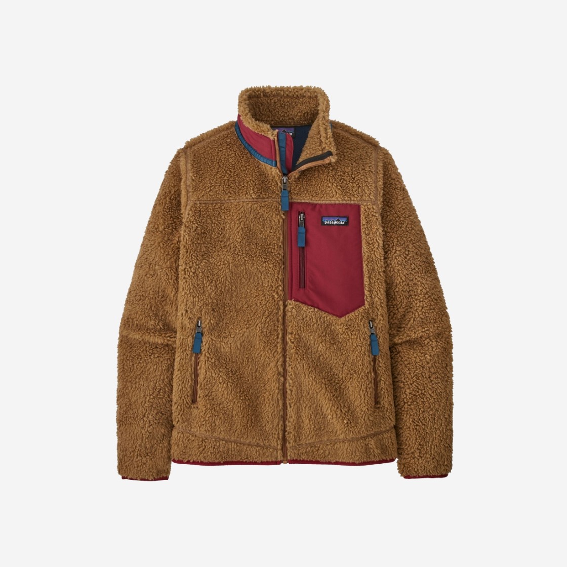 (W) Patagonia Classic Retro-X Jacket Nest Brown Wax Red 상세 이미지 1