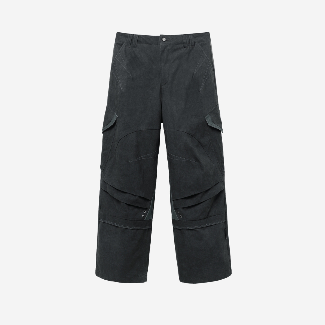 FWSSCPA507M Opening Project Slit Motor Pants Washed Black