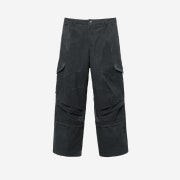 Opening Project Slit Motor Pants Washed Black