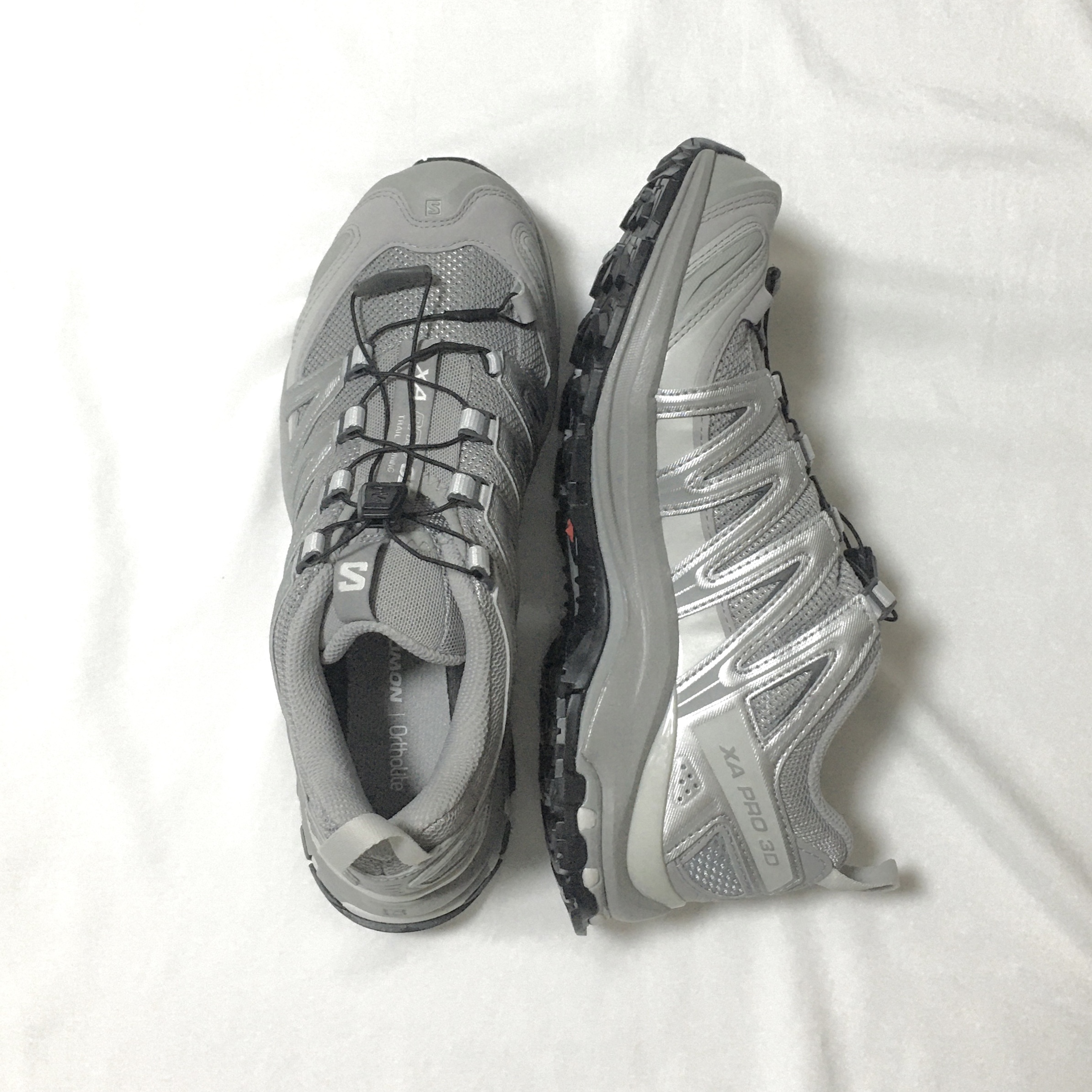 Salomon XA Pro 3D Alloy Silver 착용 스타일 - 1