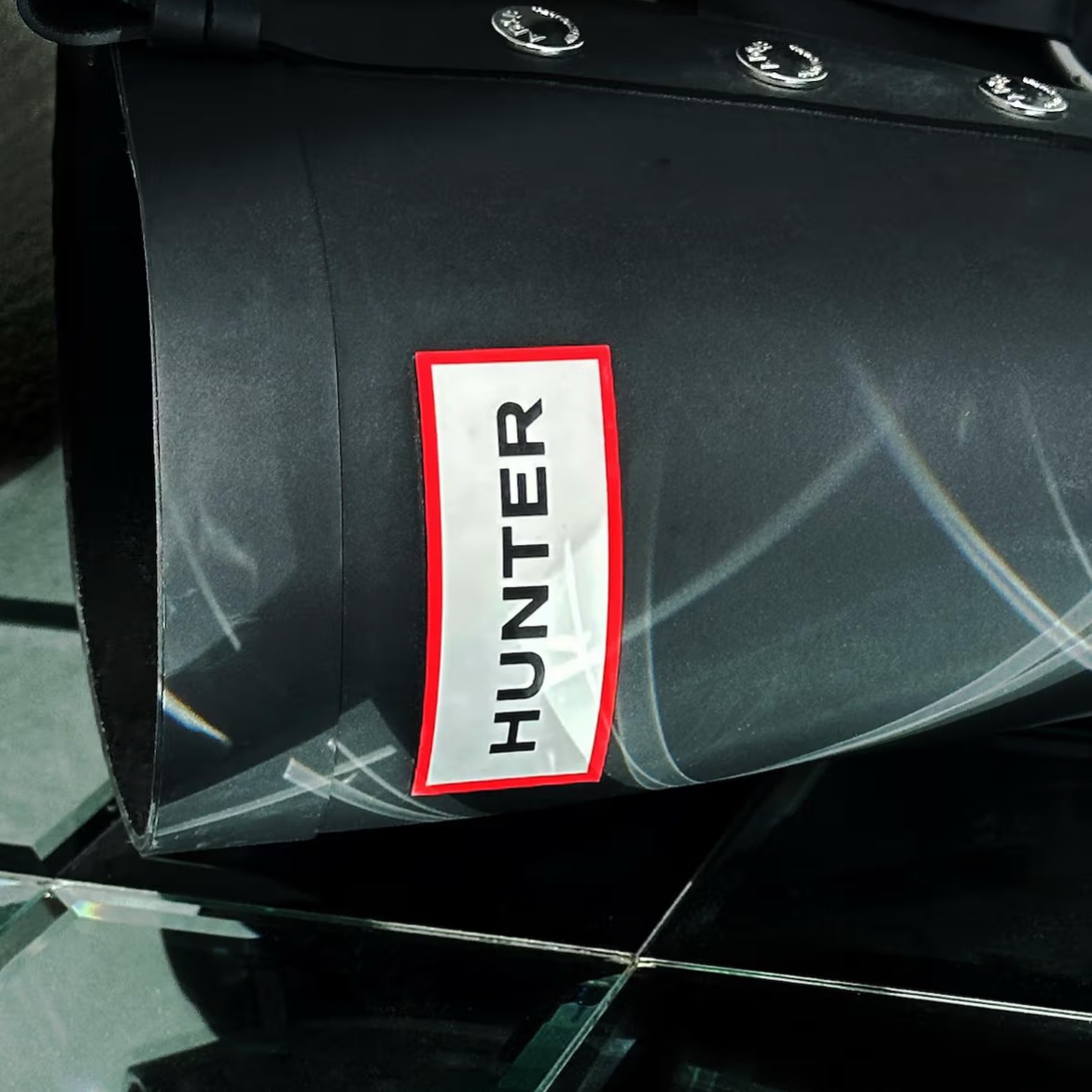 (W) Hunter Original Tall Rain Boots Black, (W) Hunter Original Short Rain Boots Black 착용 스타일 - 3