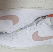 (W) Nike Air Force 1 '07 SE Next Nature White Pink Oxford 착용 스타일