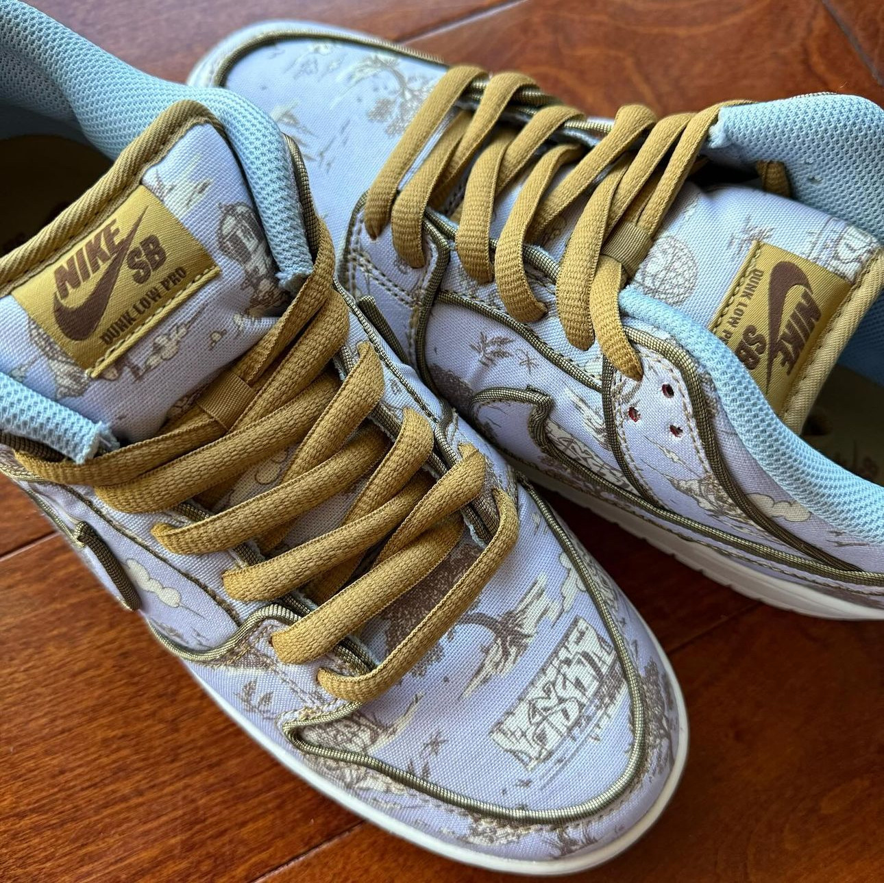 Nike SB Dunk Low Pro Premium Toile 착용 스타일 - 3