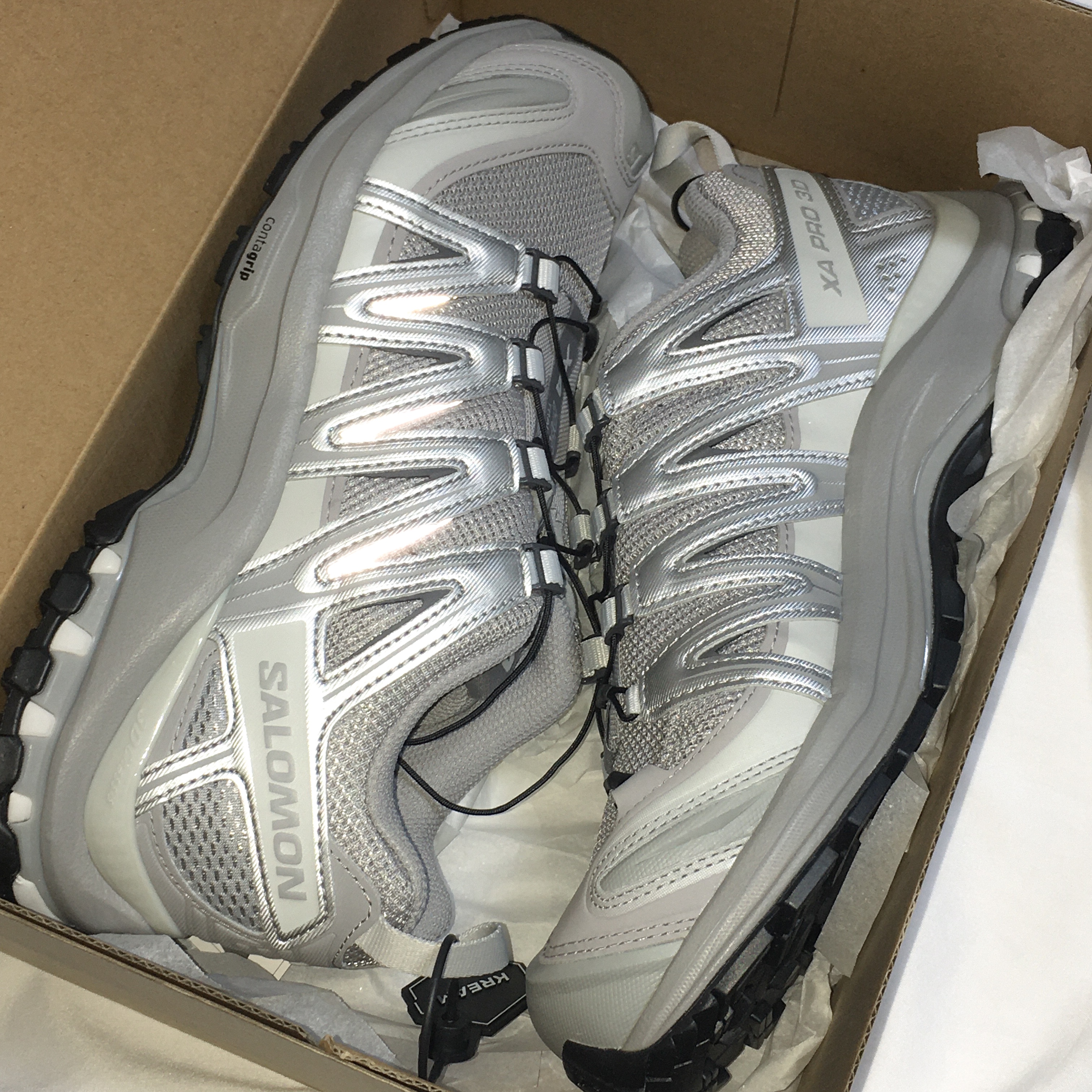 Salomon XA Pro 3D Alloy Silver 착용 스타일 - 4
