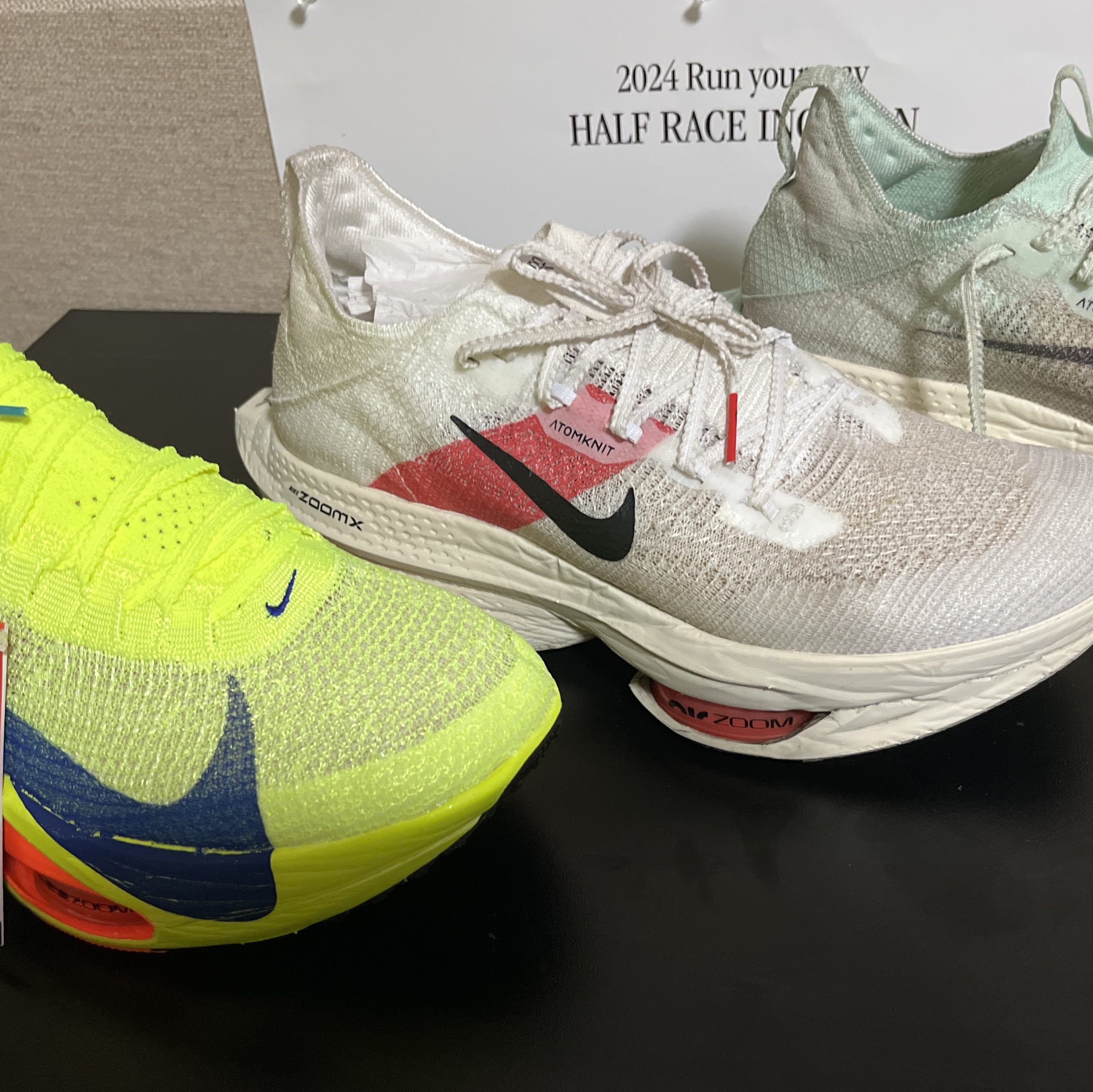 Nike Air Zoom Alphafly Next% 3 Volt 착용 스타일