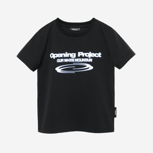 오프닝프로젝트 우먼 아이덴티티 티셔츠 블랙
