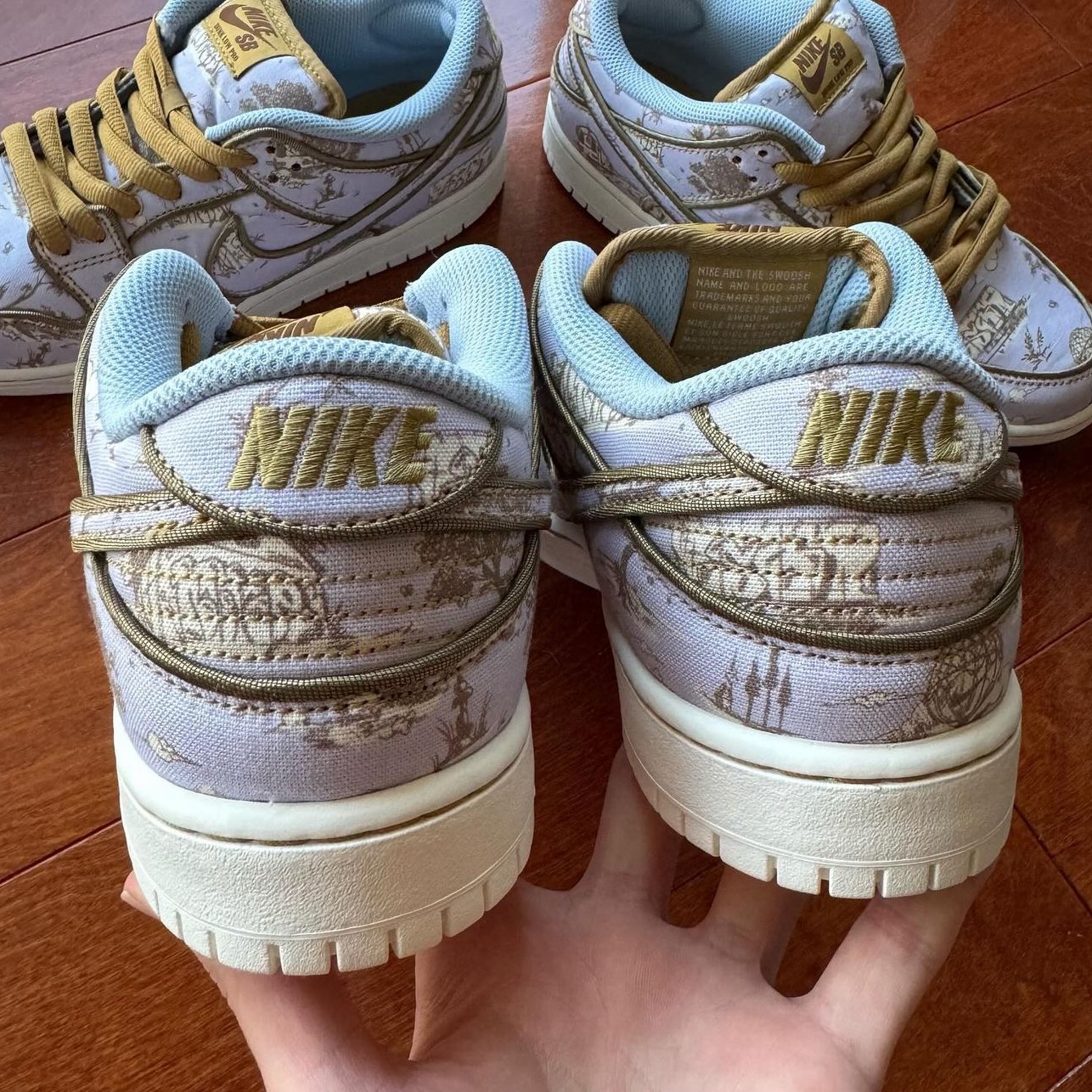 Nike SB Dunk Low Pro Premium Toile 착용 스타일 - 5
