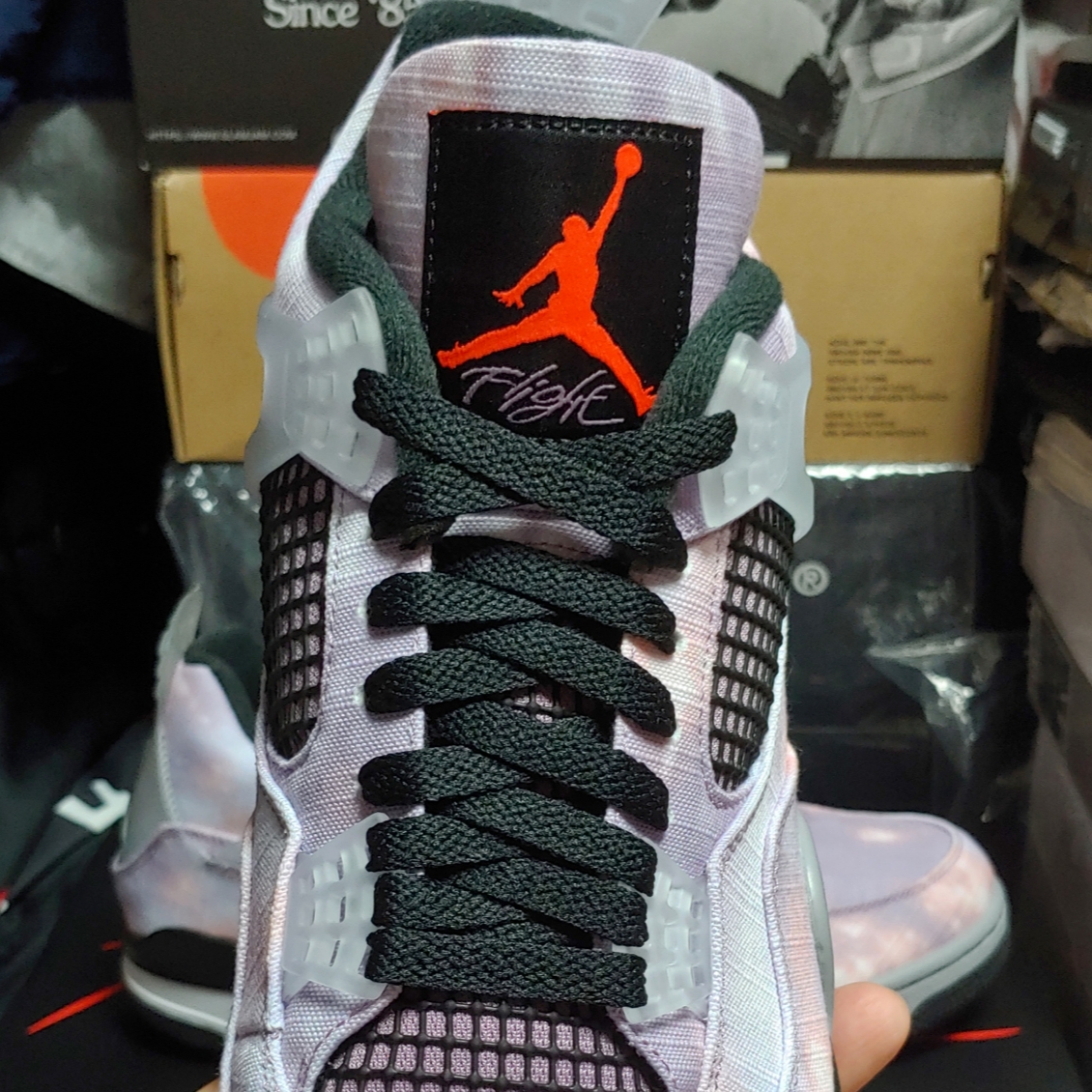 Jordan 4 Retro SE Amethyst Wave 착용 스타일 - 1