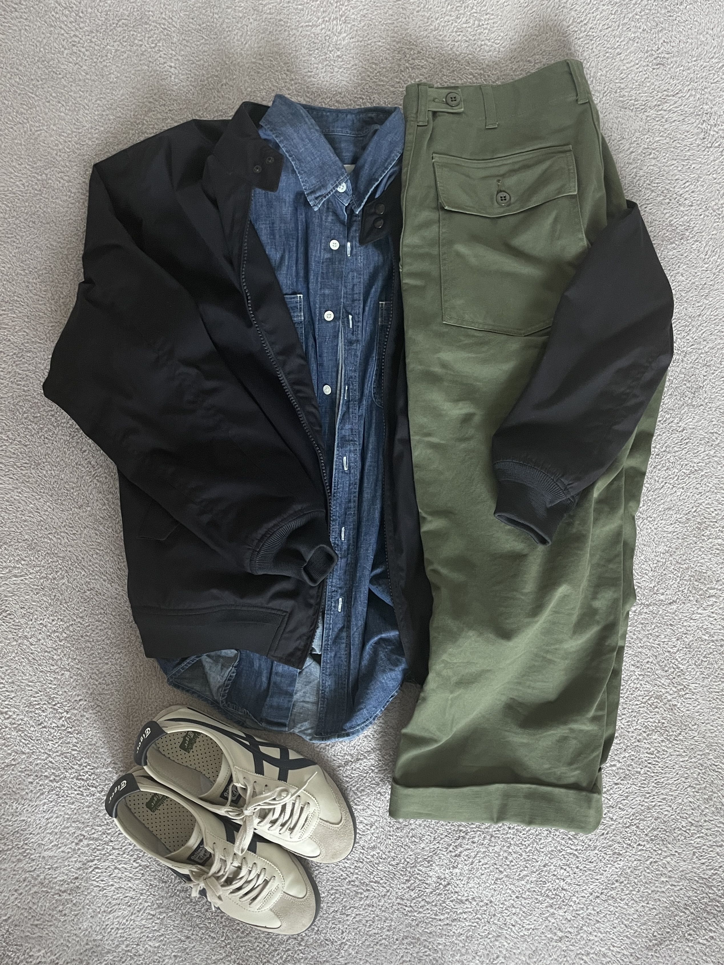 Onitsuka Tiger Mexico 66 Birch 착용 스타일 - 4