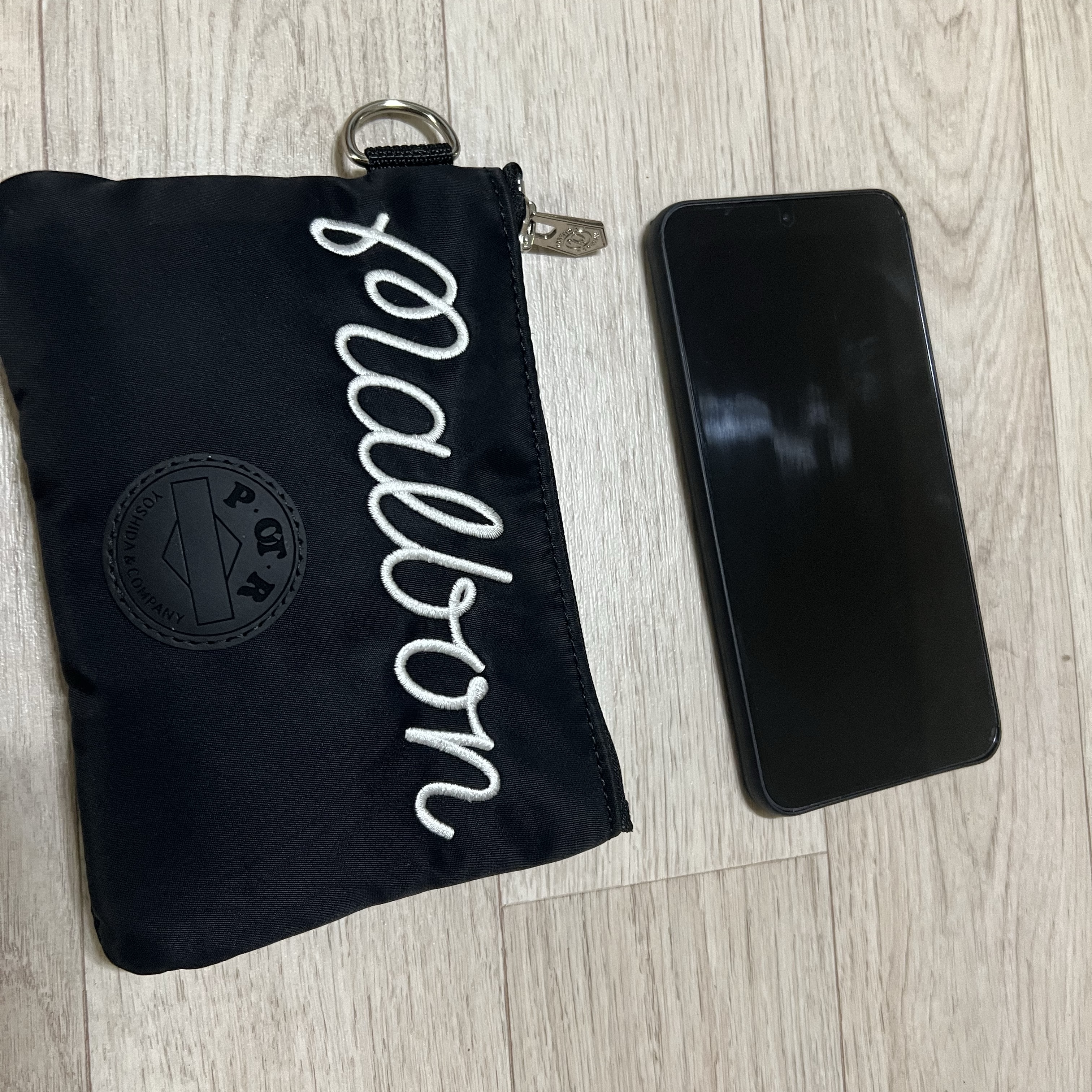 Malbon Golf x Porter POTR Utility Pouch Black 착용 스타일 - 1
