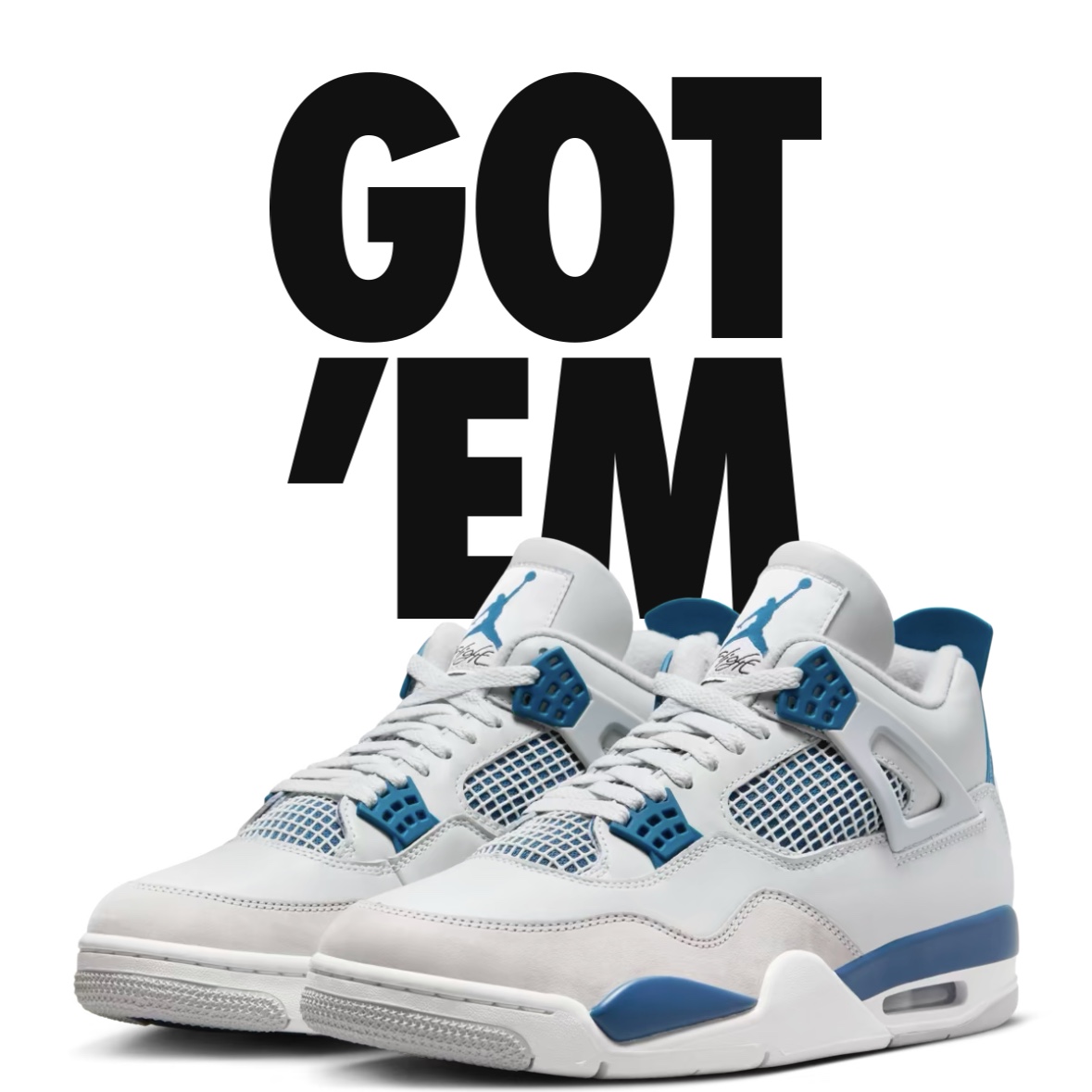Jordan 4 Retro Industrial Blue 착용 스타일
