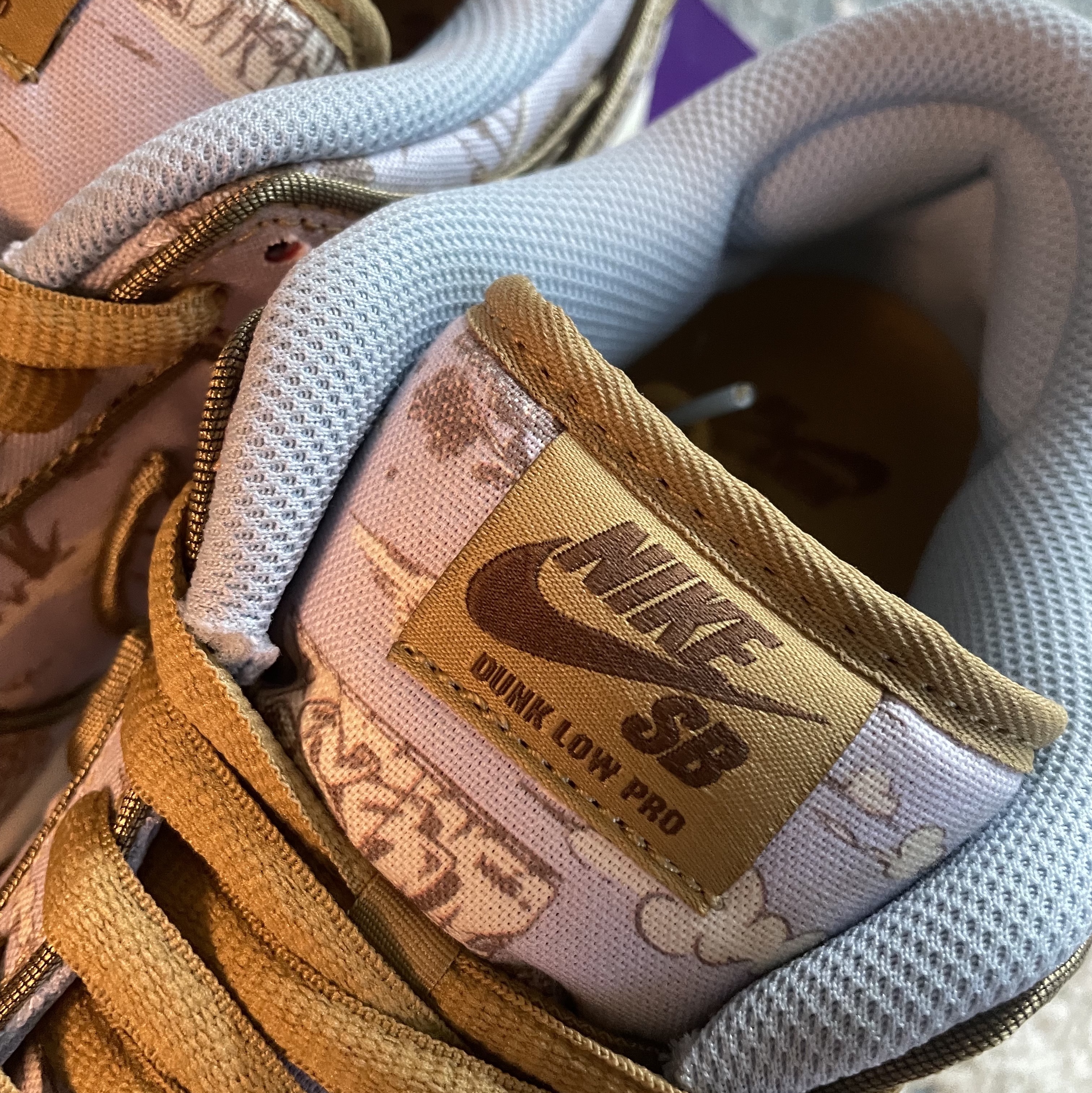 Nike SB Dunk Low Pro Premium Toile 착용 스타일 - 2