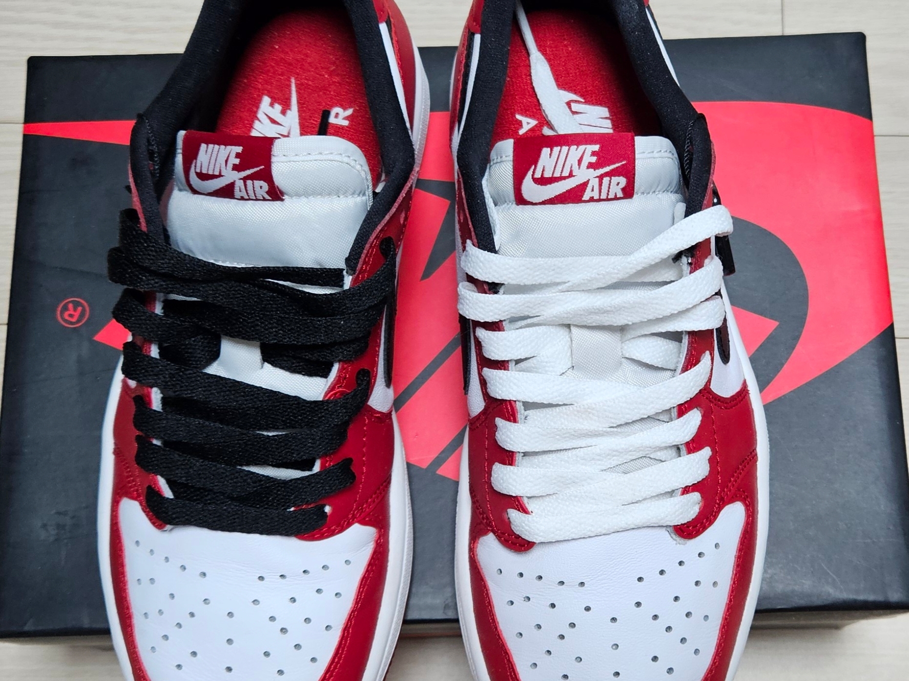 Jordan 1 Retro Low OG Chicago 2016, Nike SB Dunk Low Pro Chicago 착용 스타일 - 5