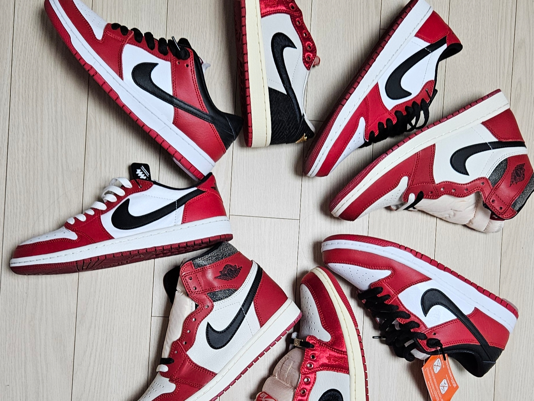 Jordan 1 Retro Low OG Chicago 2016, Nike SB Dunk Low Pro Chicago 착용 스타일 - 7