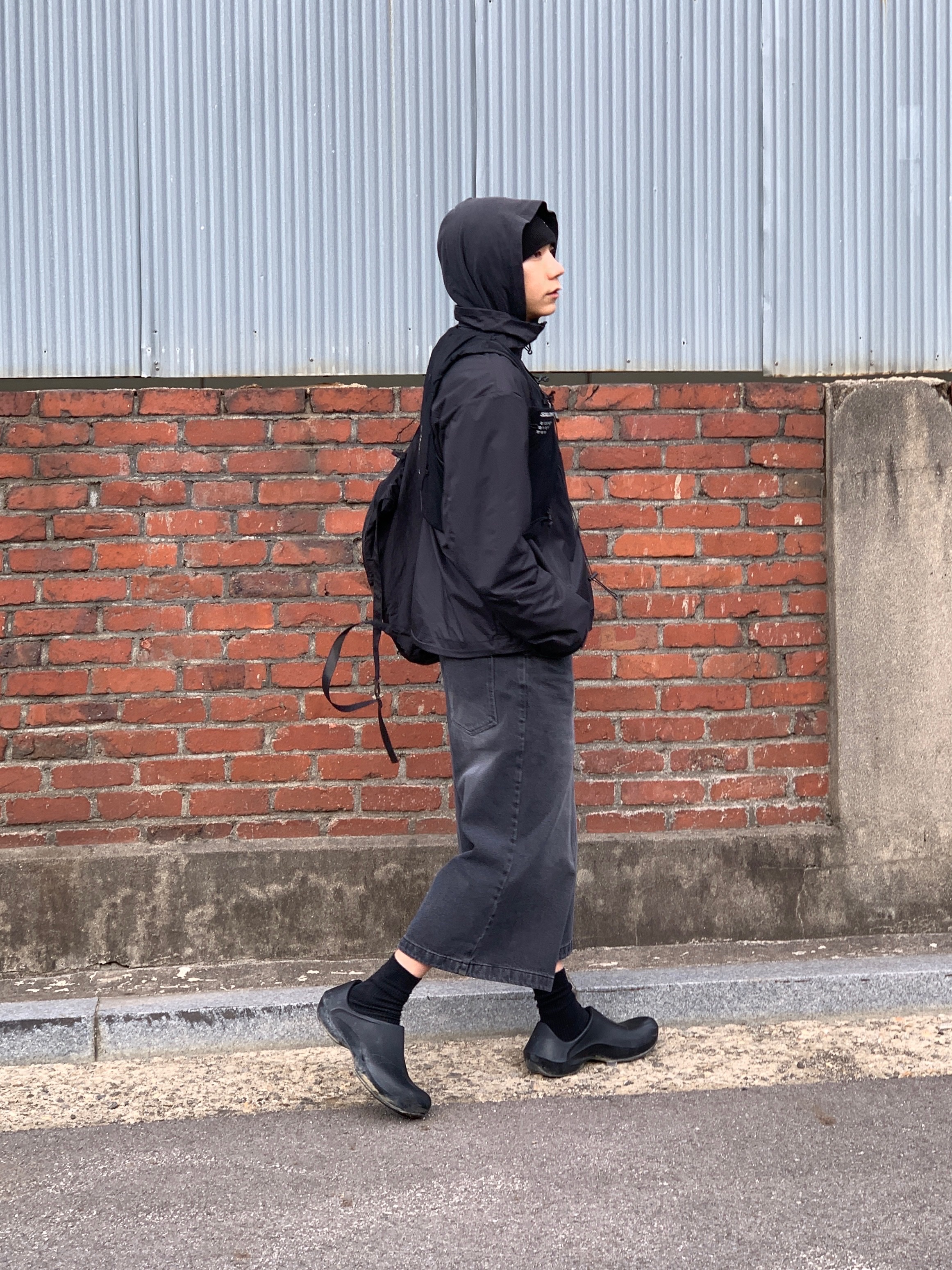 Stussy Basic Skullcap Beanie Black, Our Legacy Slim Backpack Black Dense Liquid Nylon 착용 스타일 - 7