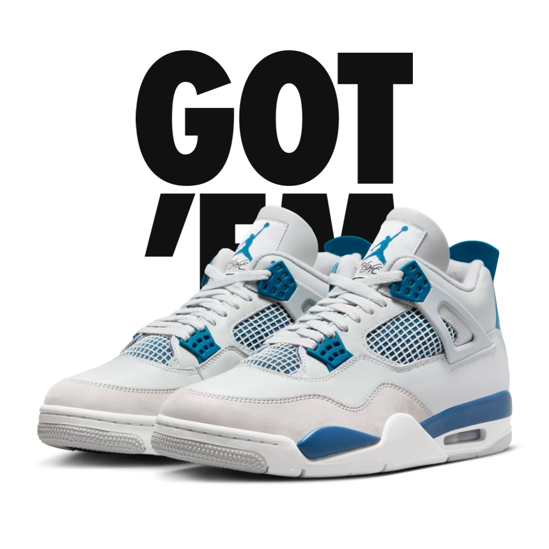 Jordan 4 Retro Industrial Blue 착용 스타일