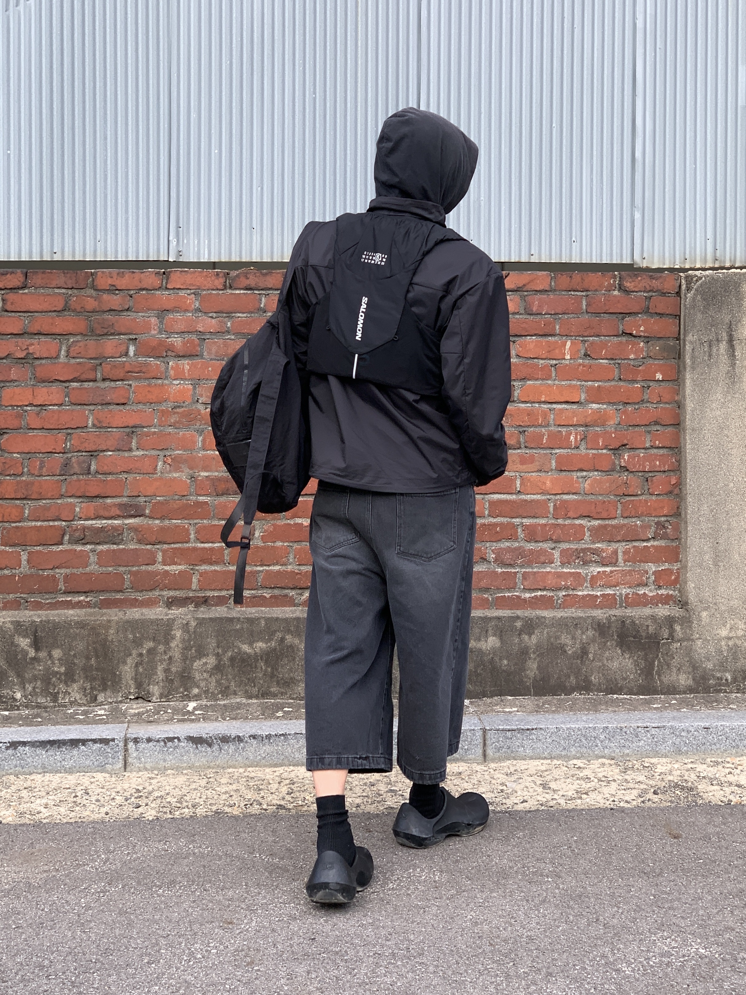 Stussy Basic Skullcap Beanie Black, Our Legacy Slim Backpack Black Dense Liquid Nylon 착용 스타일 - 8