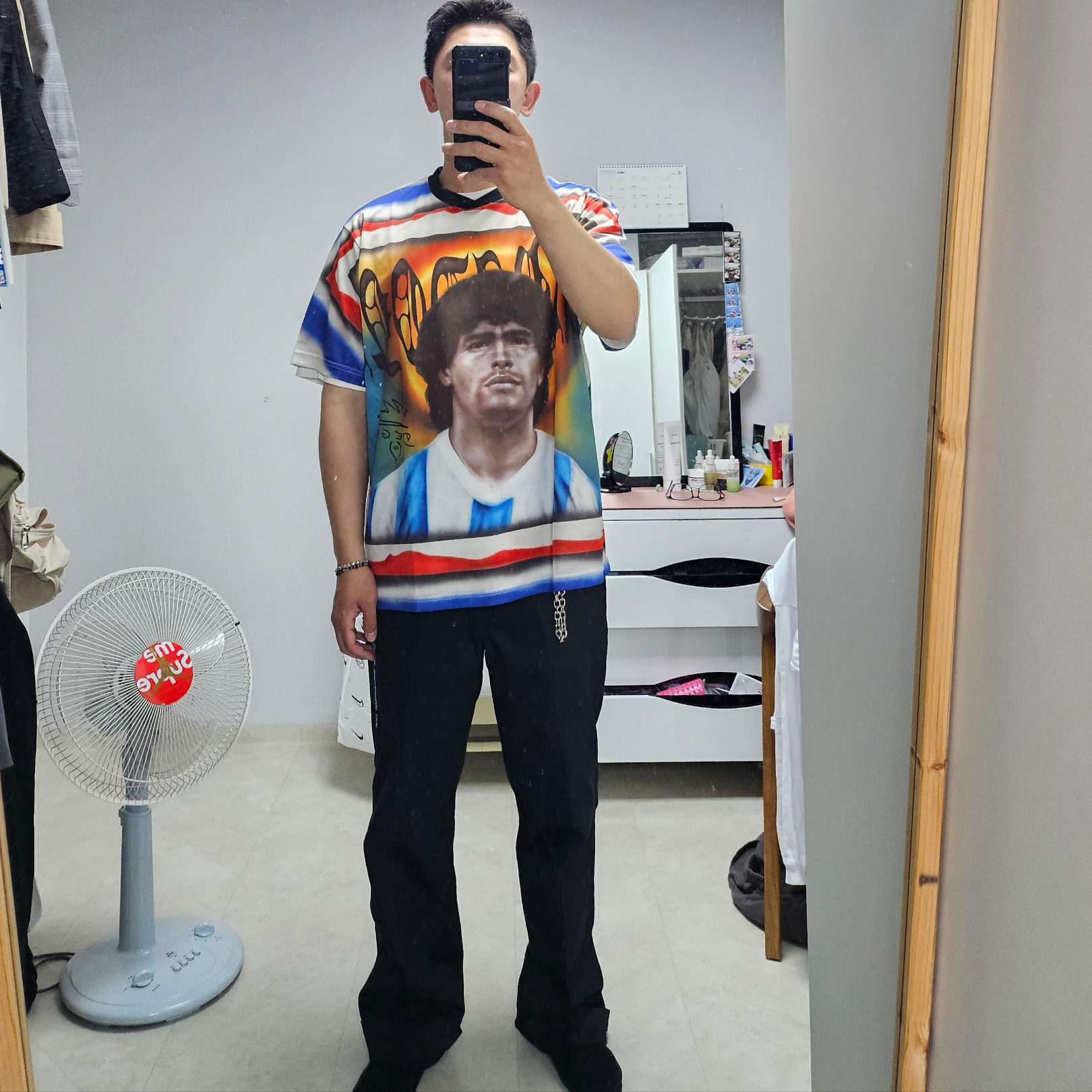 Supreme Maradona Soccer Jersey Multicolor - 24SS 착용 스타일 - 3
