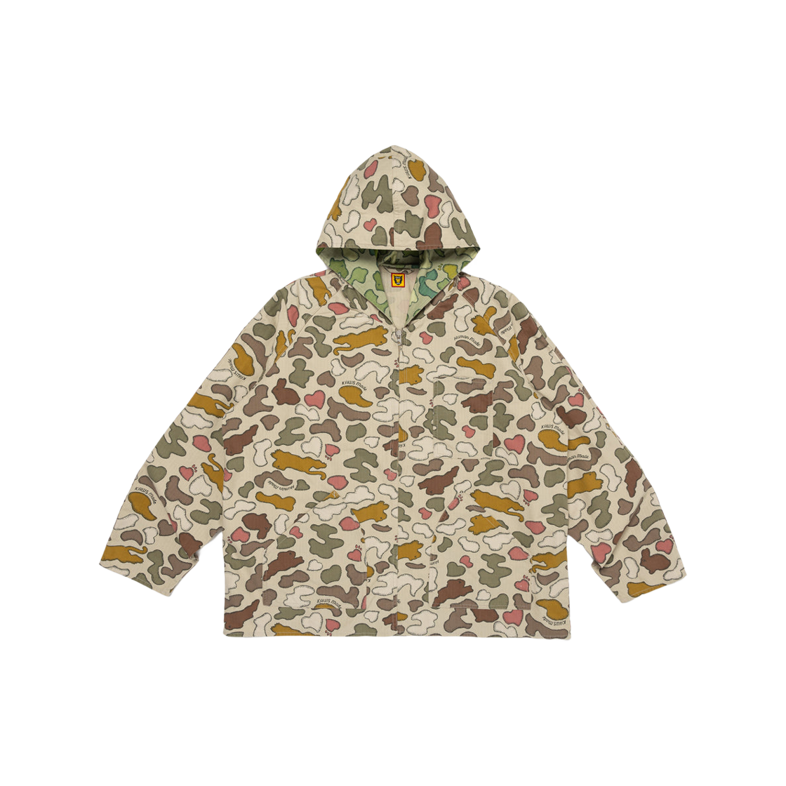 Human Made x Kaws Camo Jacket Brown 상세 이미지 1