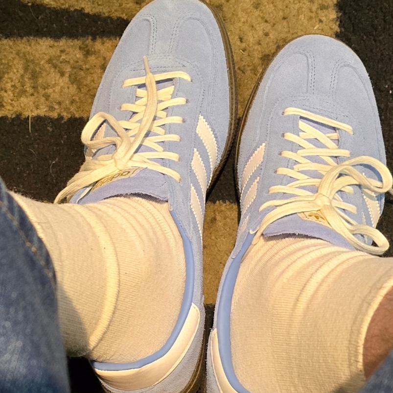 Adidas Spezial Handball Light Blue 착용 스타일