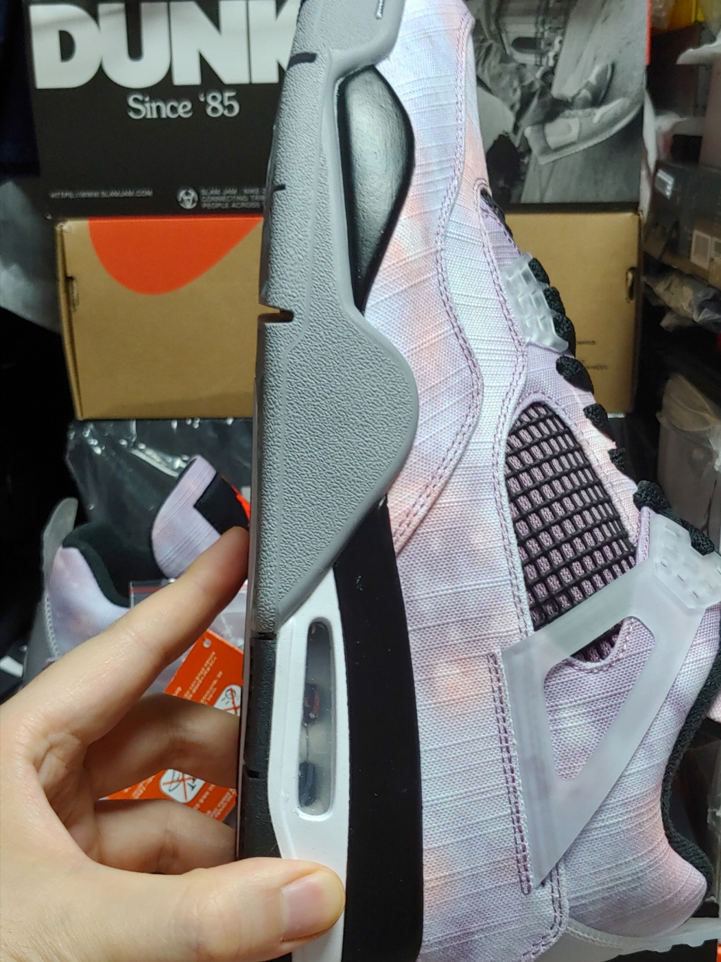 Jordan 4 Retro SE Amethyst Wave 착용 스타일 - 2