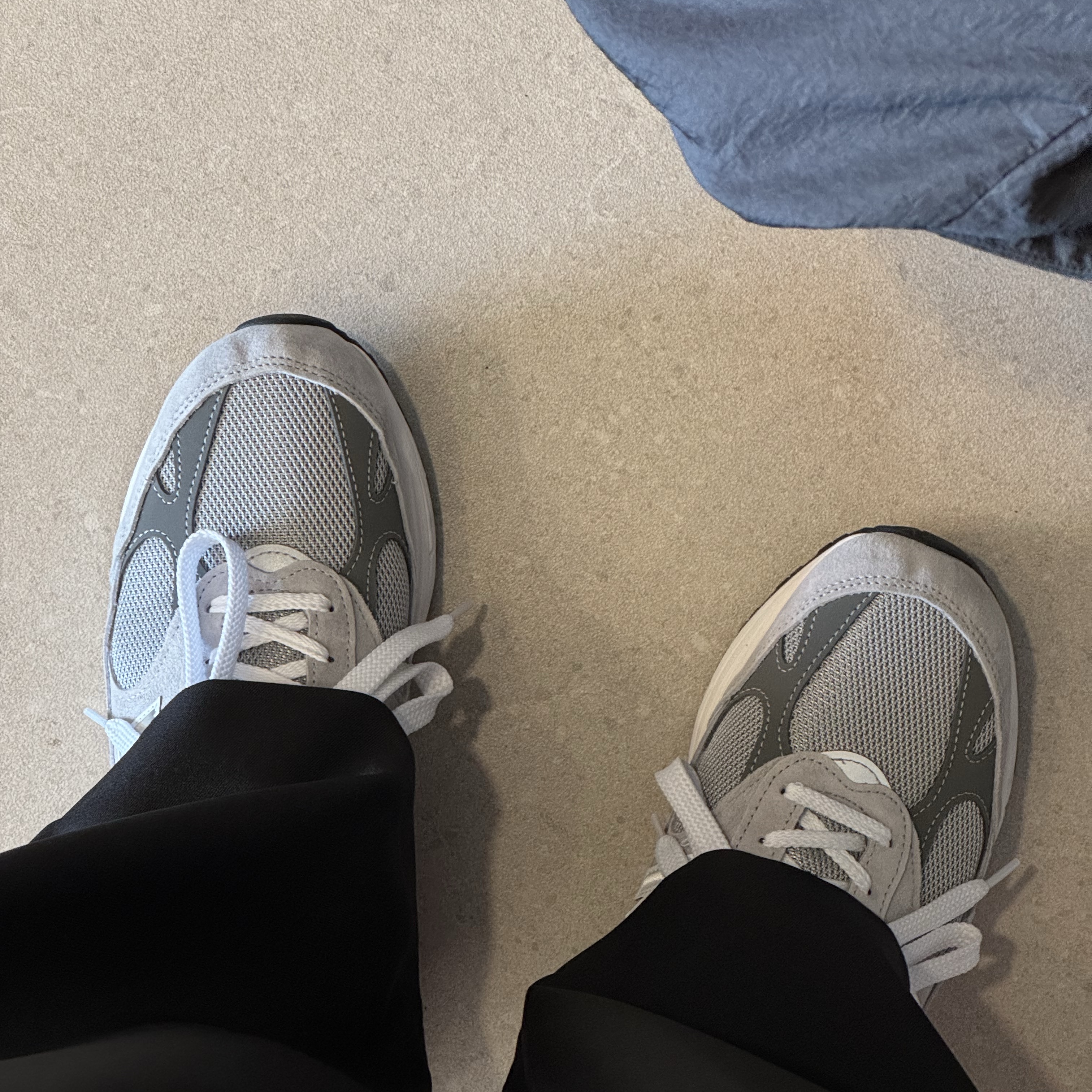 New Balance 993 Made in USA Grey - D Standard 착용 스타일