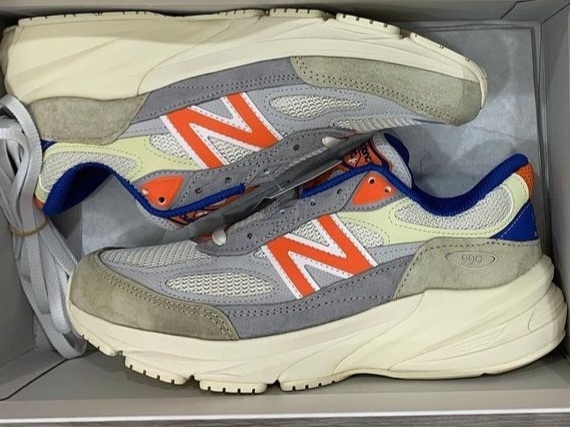 New Balance x Kith x Madison Square Garden 990v6 Made in USA Angora Royal Blue 착용 스타일