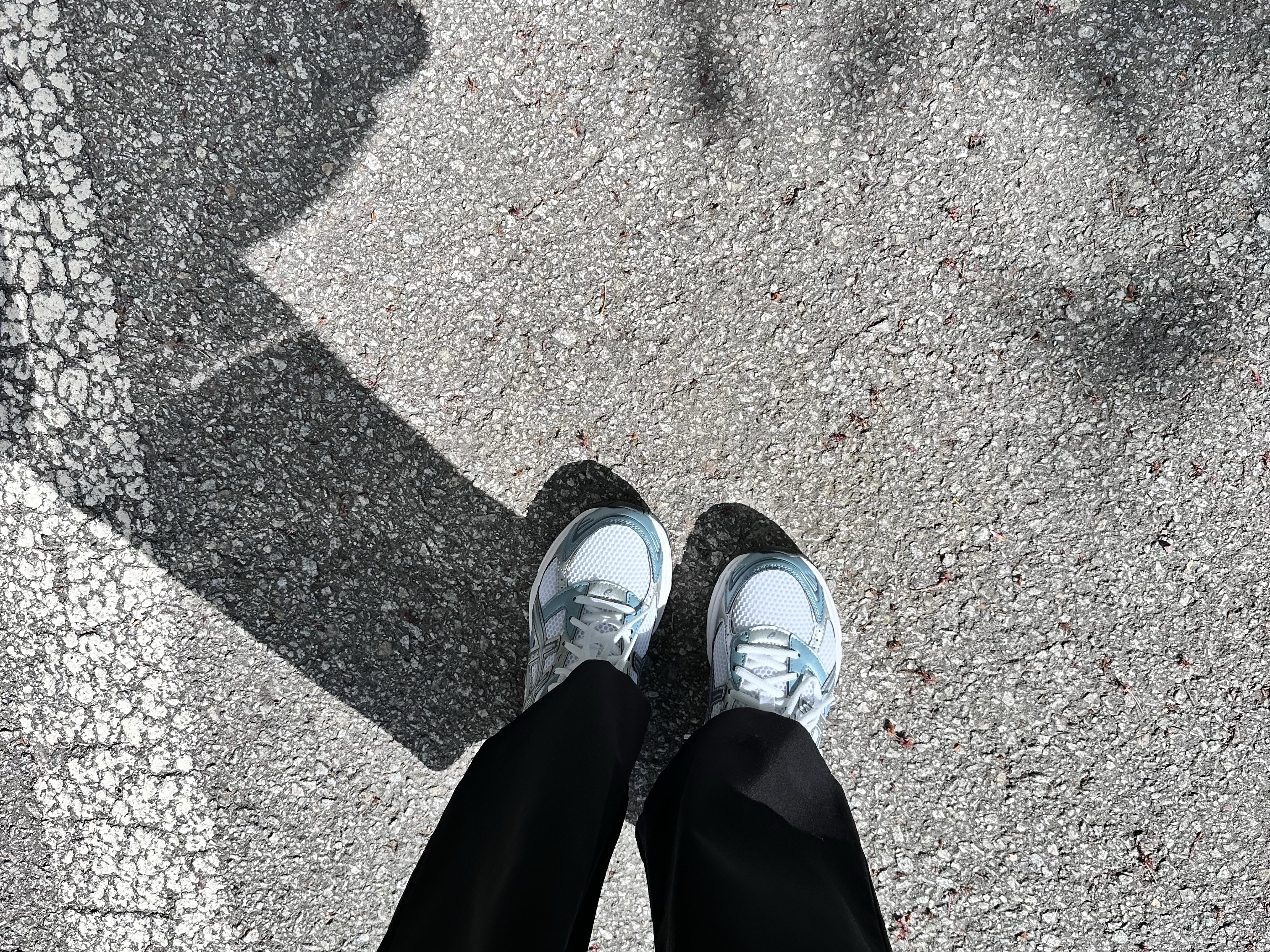 Asics Gel-1130 White Shark Skin 착용 스타일 - 2