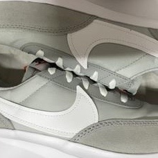 (W) Nike Waffle Debut White 착용 스타일