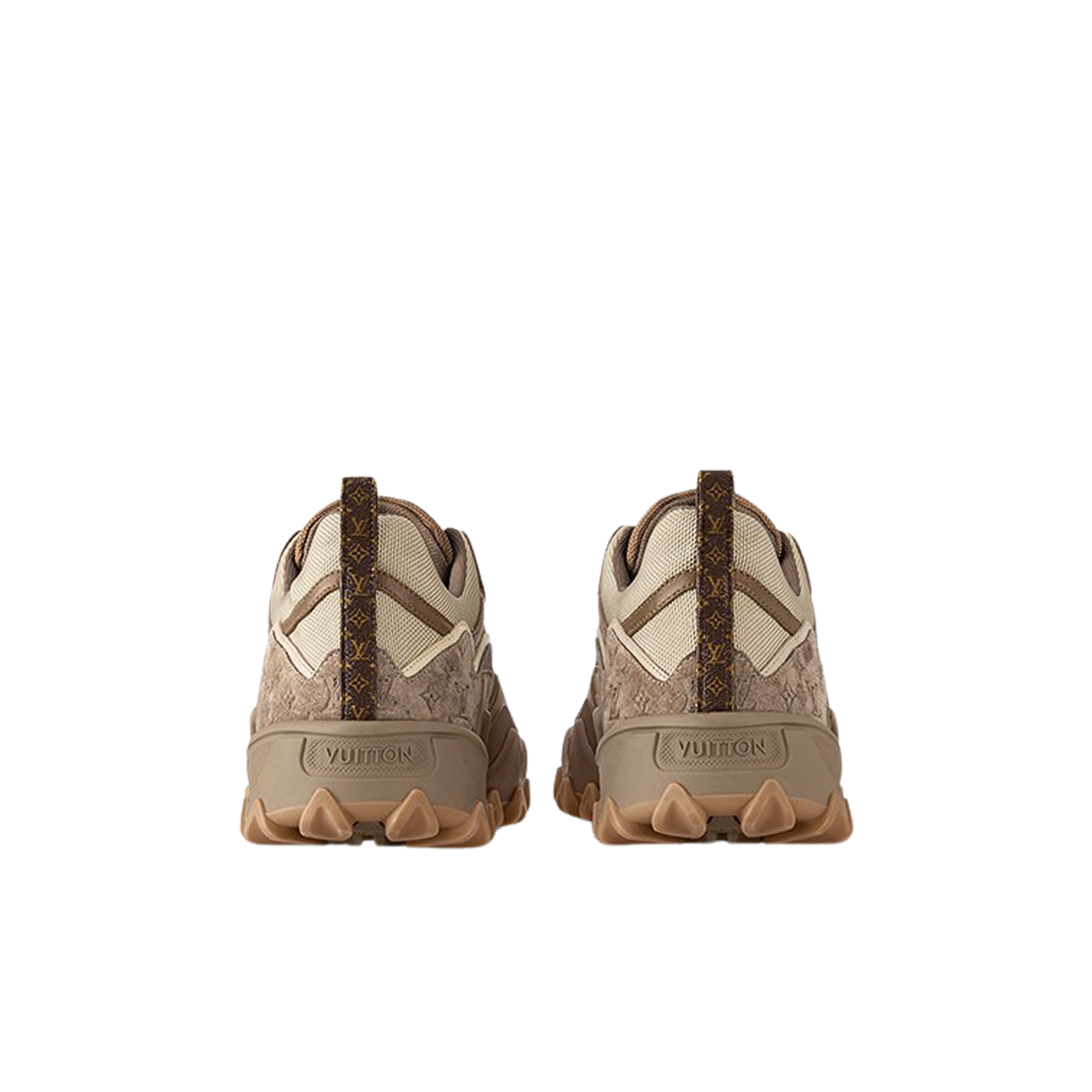 (W) 루이비통 LV 러쉬 스니커즈 세이블 베이지((W) Louis Vuitton LV Rush Sneaker Sable Beige) - 3