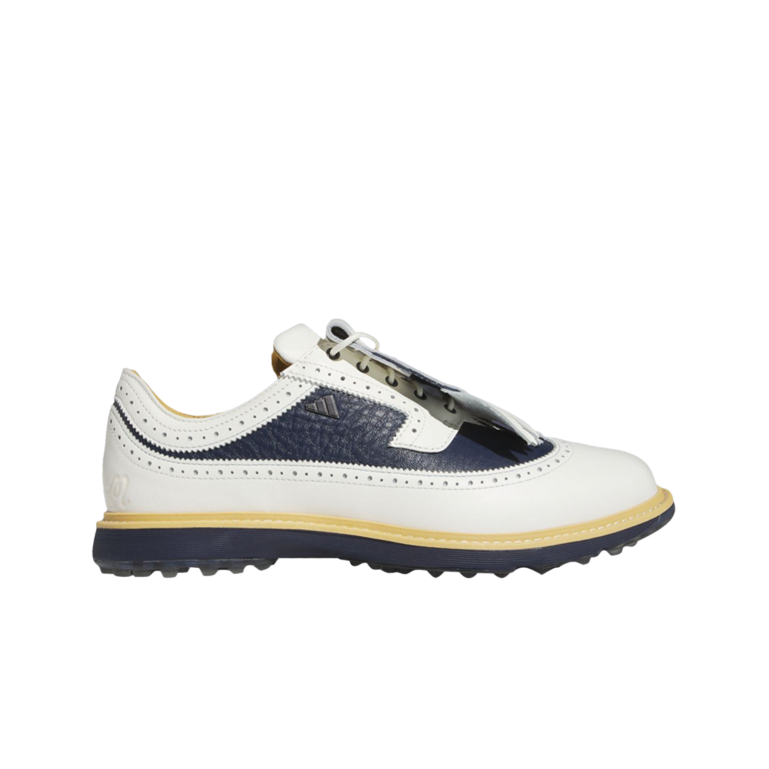 아디다스 x 말본 MC87 스파이크리스 오프 화이트 컬리지에이트 네이비(Adidas x Malbon Golf MC87 Spikeless Off White Collegiate Navy)