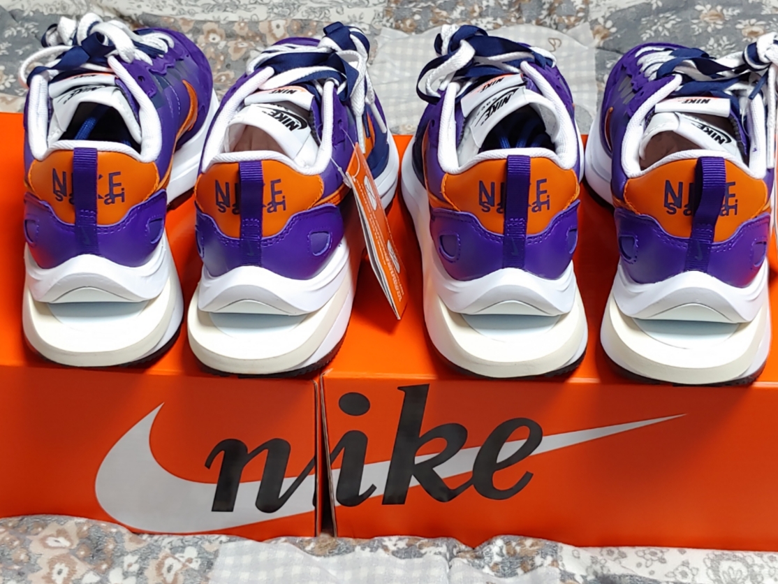 Nike x Sacai VaporWaffle Dark Iris 착용 스타일 - 1