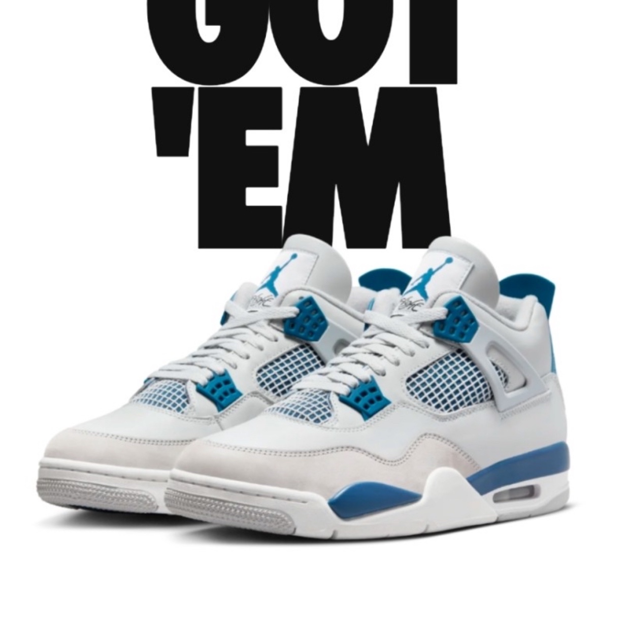 Jordan 4 Retro Industrial Blue 착용 스타일