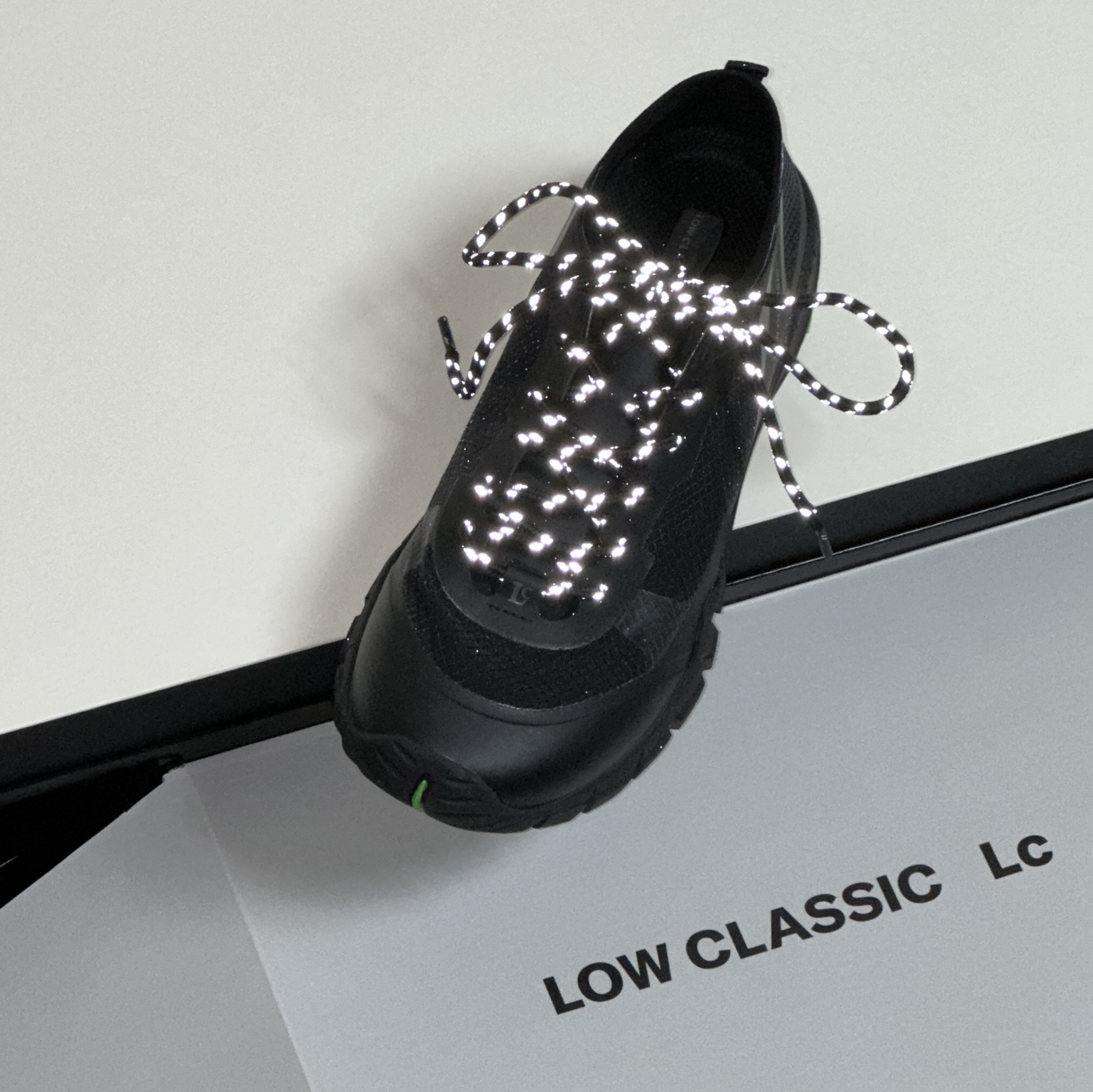 Low Classic T-1 Lc Vibram Sneakers Black, Low Classic T-1 Lc Vibram Sneakers Silver 착용 스타일 - 3