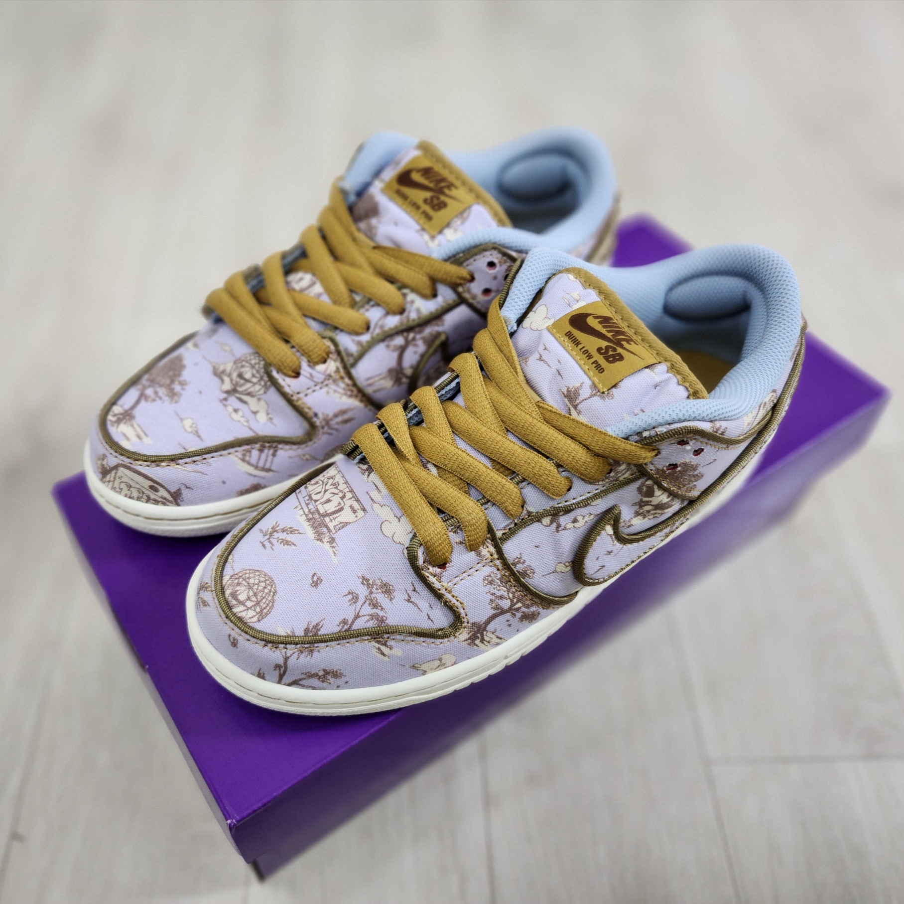 Nike SB Dunk Low Pro Premium Toile 착용 스타일 - 2
