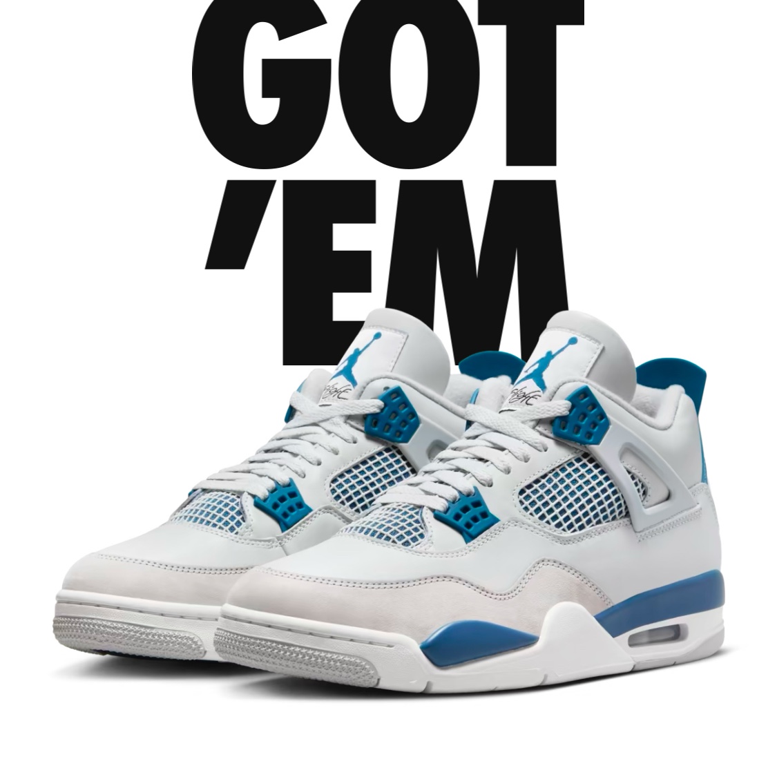Jordan 4 Retro Industrial Blue 착용 스타일