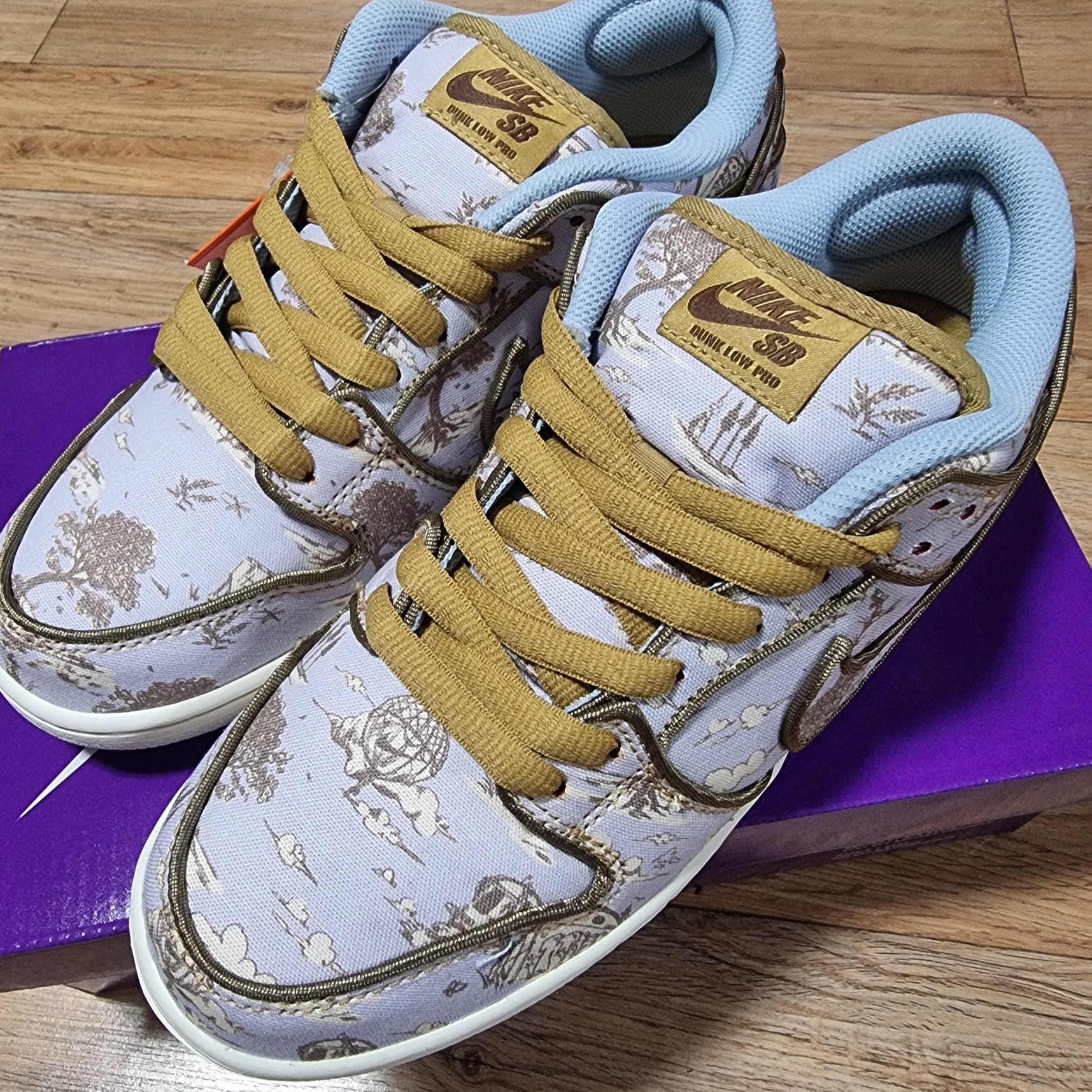 Nike SB Dunk Low Pro Premium Toile 착용 스타일 - 3