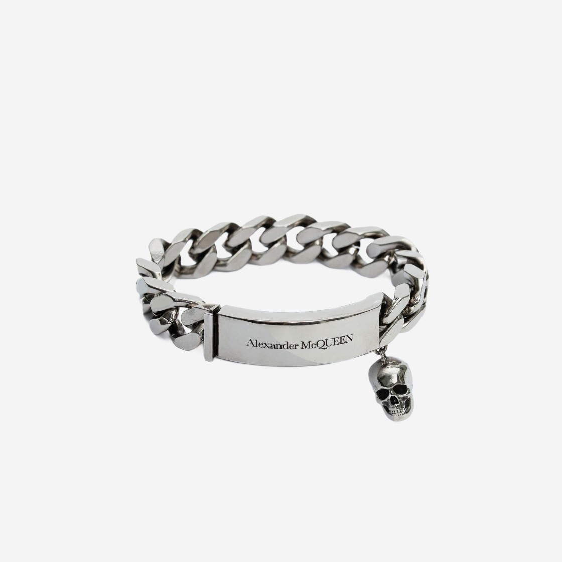 Alexander McQueen Identity Chain Bracelet Antique Silver 상세 이미지 1